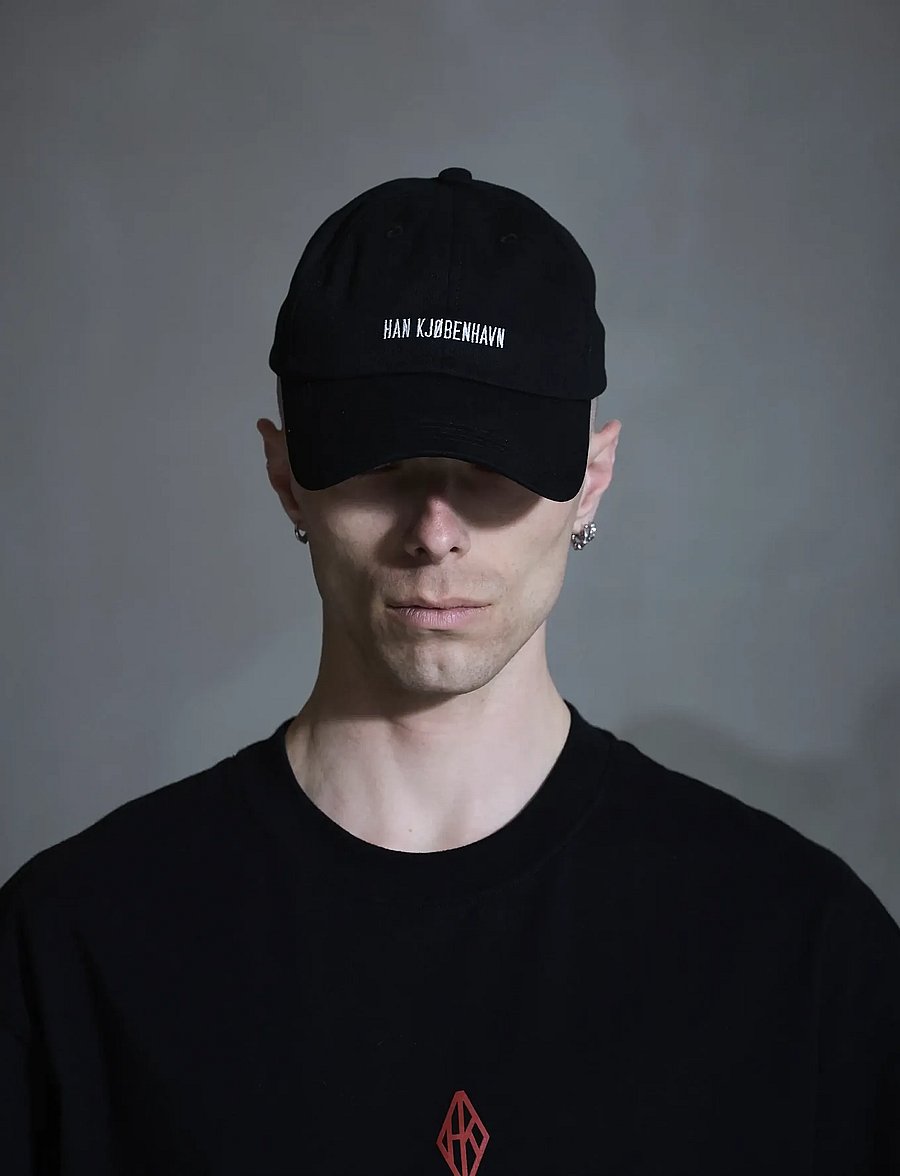 HAN Kjøbenhavn - Daily Cotton Cap - kasketter & caps - black logo - 0