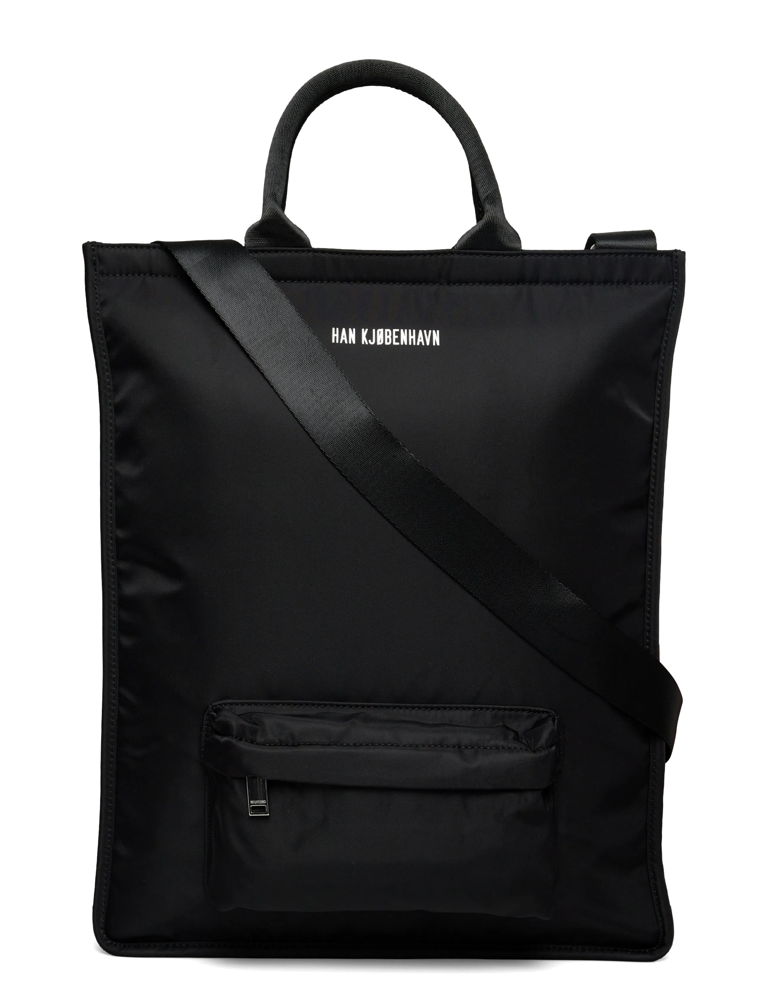 HAN Kjøbenhavn - Logo Nylon Tote Bag - black - 0