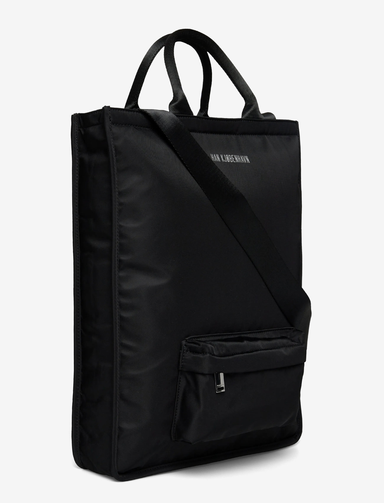 HAN Kjøbenhavn - Logo Nylon Tote Bag - tote-stiilis kotid - black - 2