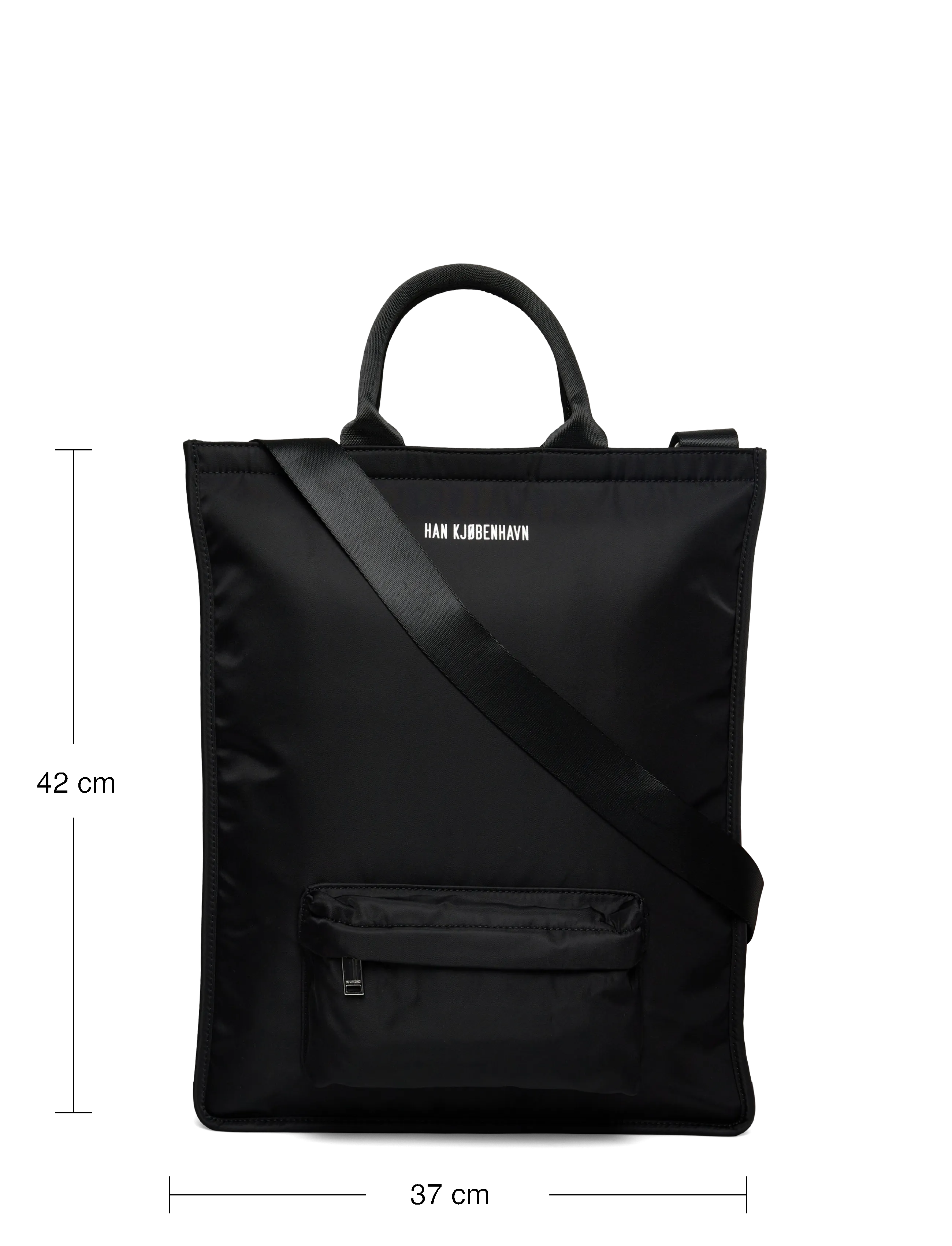 HAN Kjøbenhavn - Logo Nylon Tote Bag - black - 3