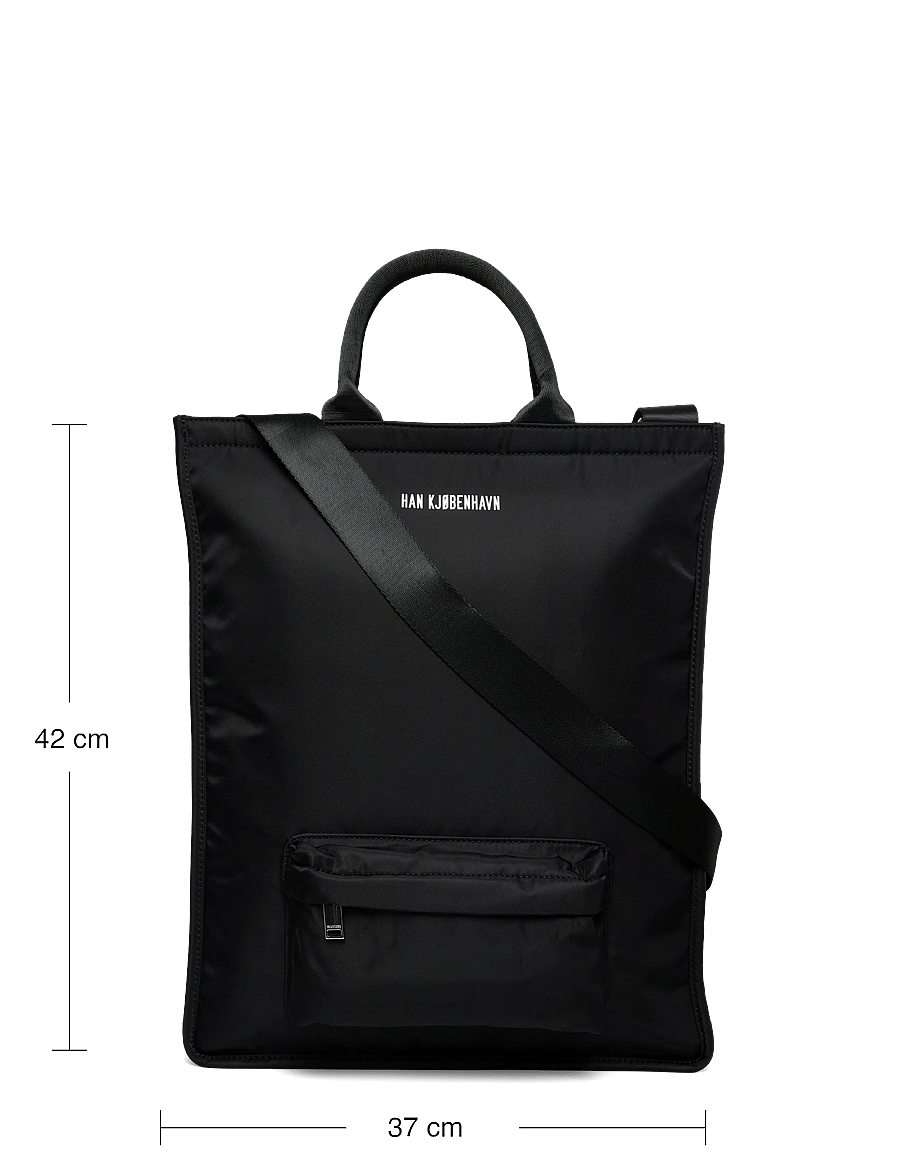 HAN Kjøbenhavn - Logo Nylon Tote Bag - black - 3