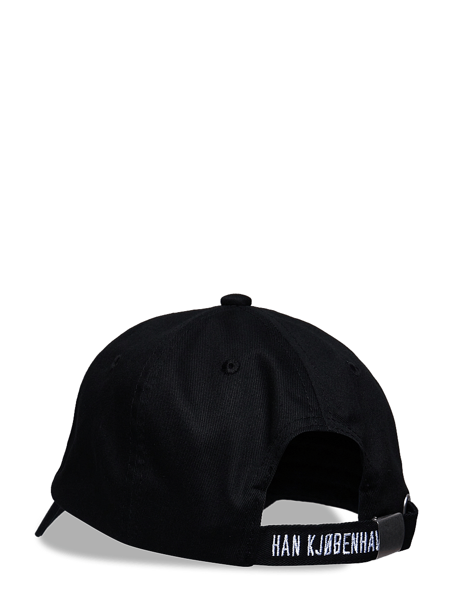 HAN Kjøbenhavn - Cotton Twill Baseball Cap - caps - jet black - 1