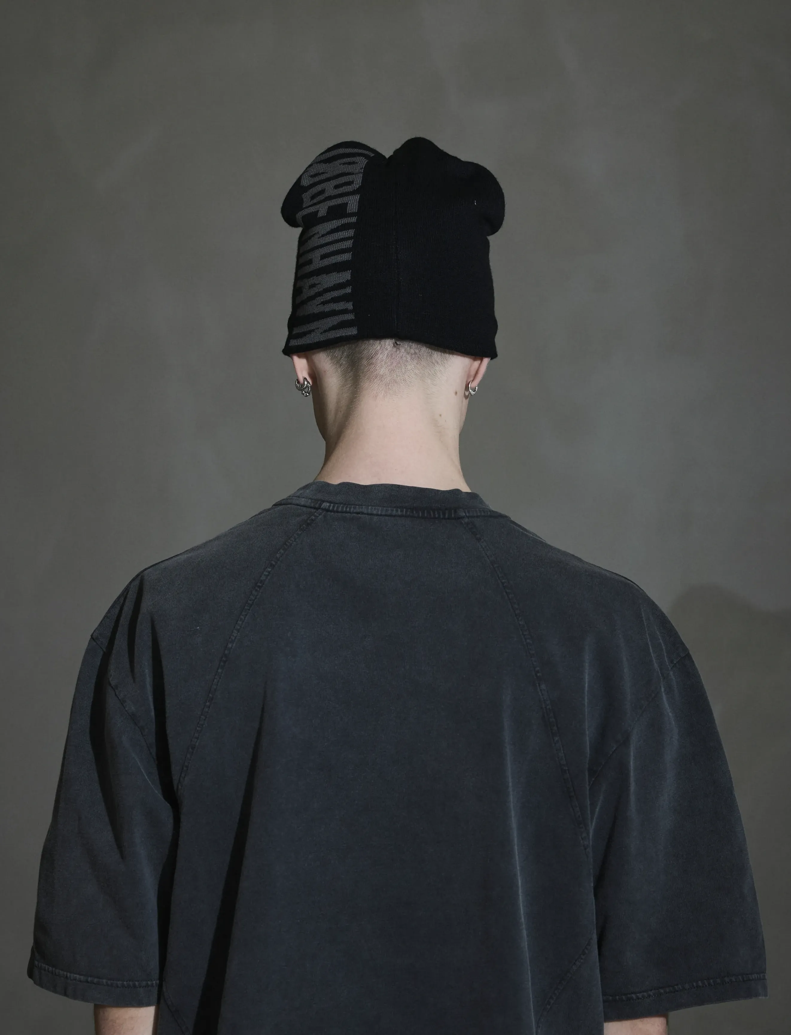 HAN Kjøbenhavn - Logo Cuffless Beanie - nach anlass kaufen - black - 4