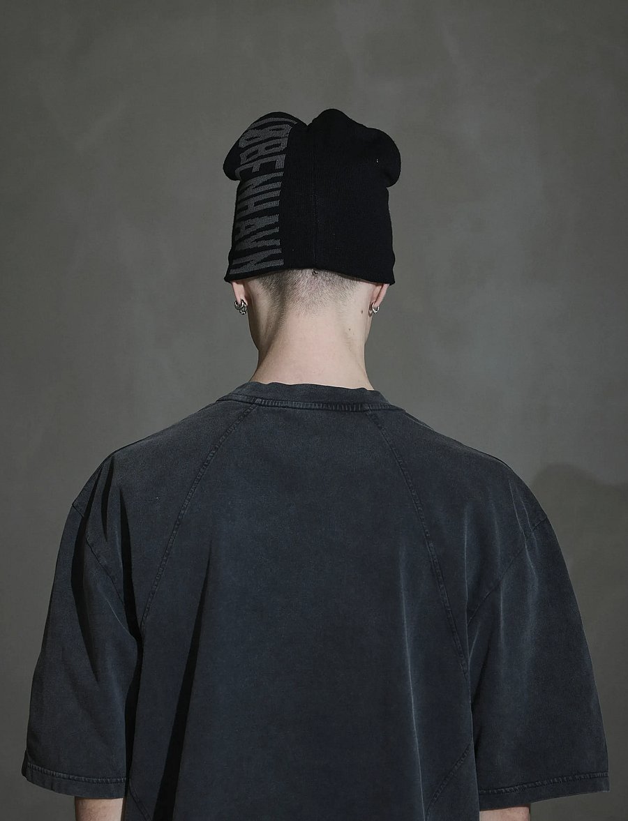 HAN Kjøbenhavn - Logo Cuffless Beanie - huer & kasketter - black - 4