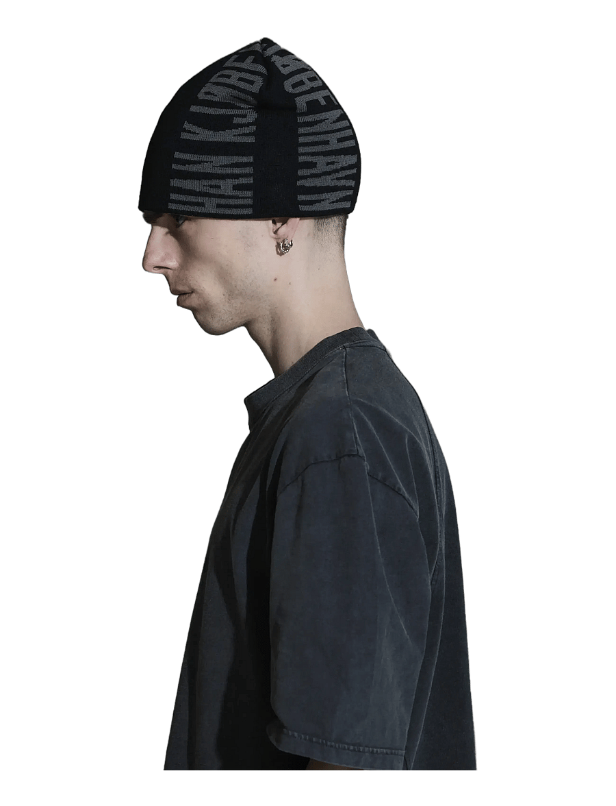 HAN Kjøbenhavn - Logo Cuffless Beanie - huer & kasketter - black - 3