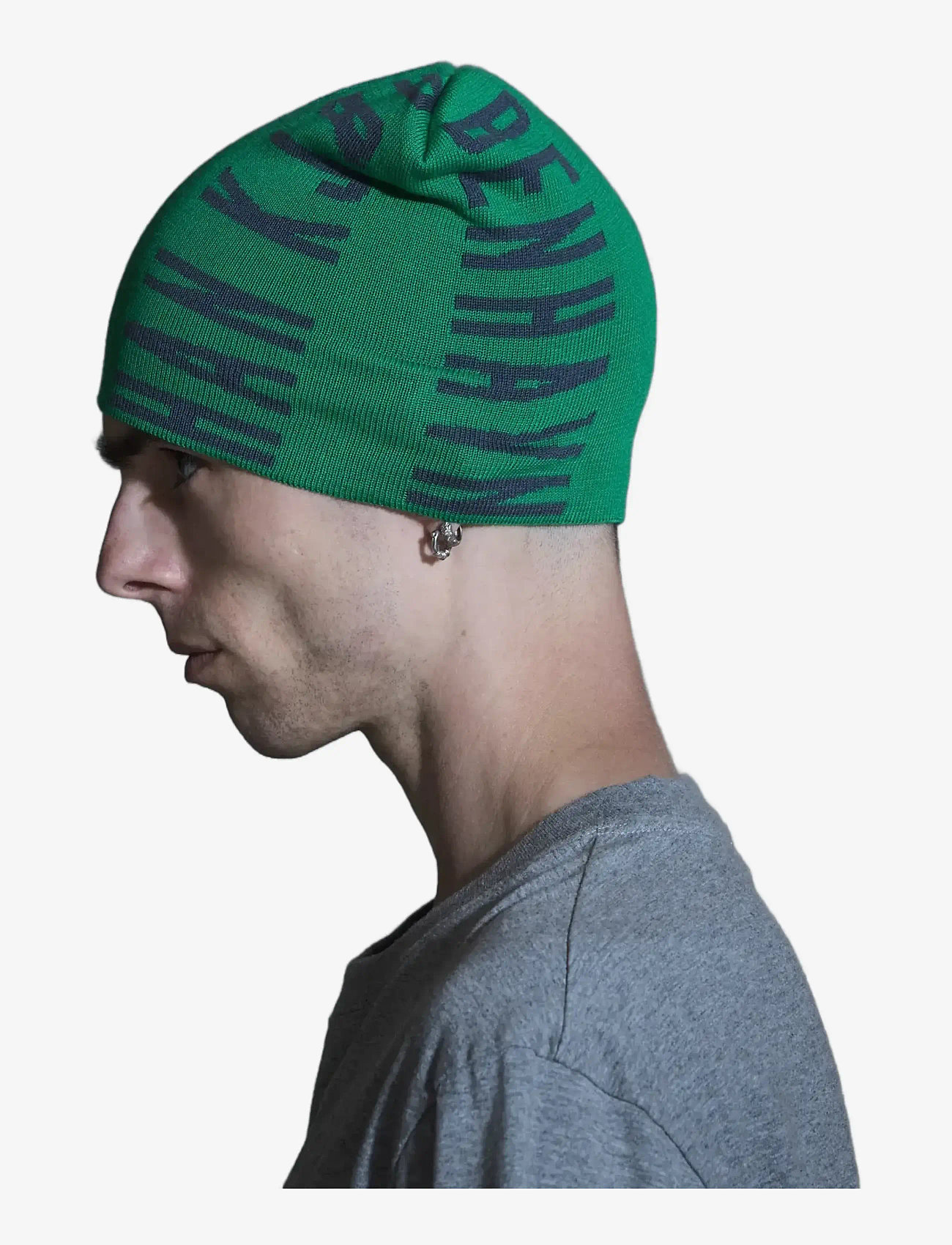 HAN Kjøbenhavn - Logo Cuffless Beanie - mütsid ja nokkmütsid - vibrant green - 3