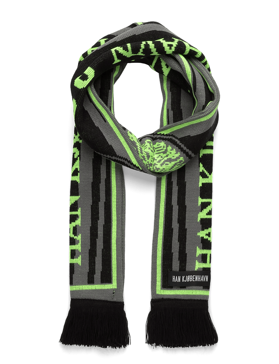 HAN Kjøbenhavn - HK Football Scarf - winter scarves - lime - 0