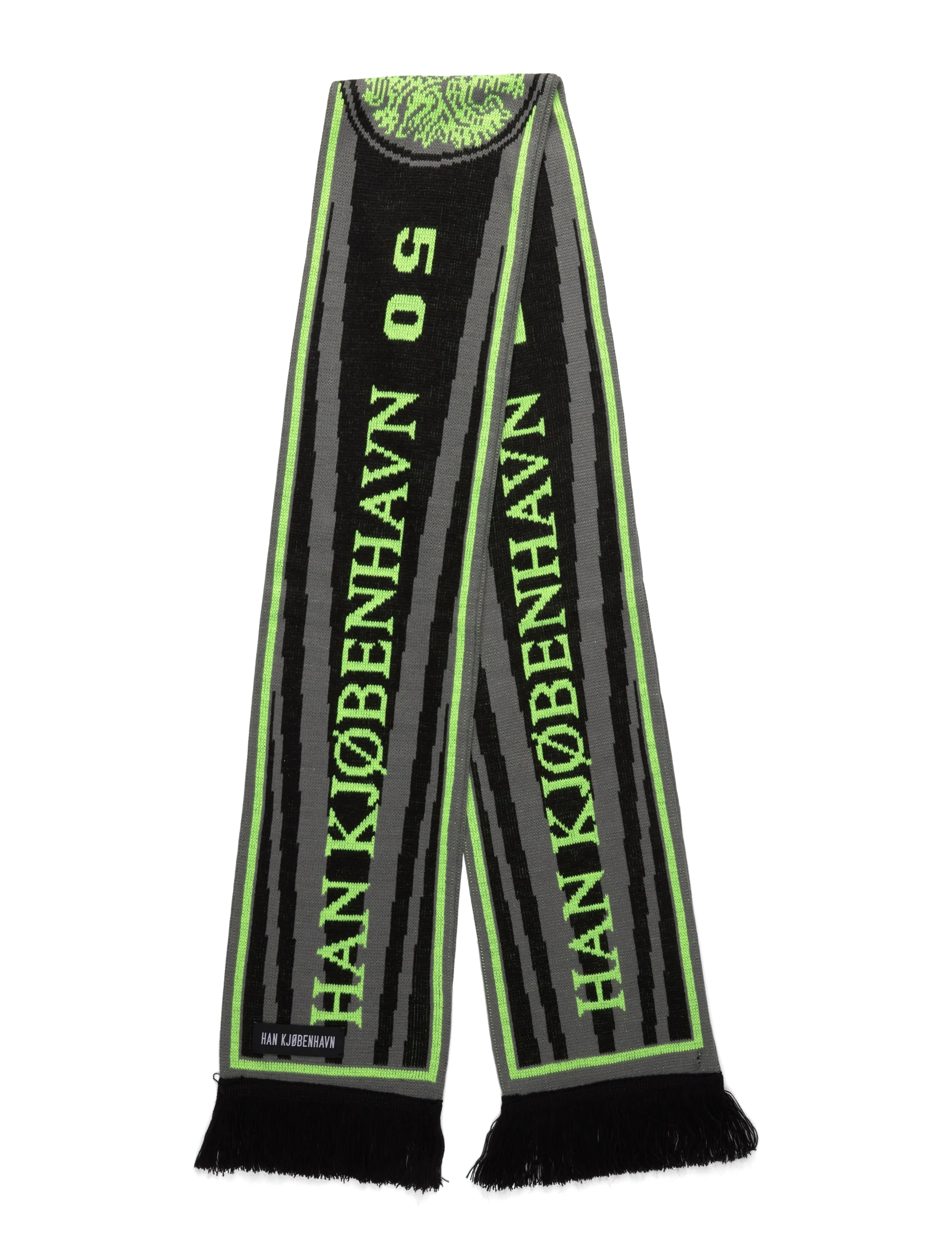 HAN Kjøbenhavn - HK Football Scarf - halstørklæder - lime - 2