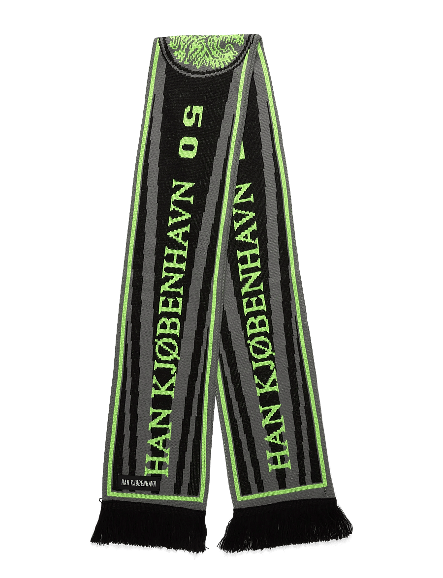 HAN Kjøbenhavn - HK Football Scarf - winter scarves - lime - 2