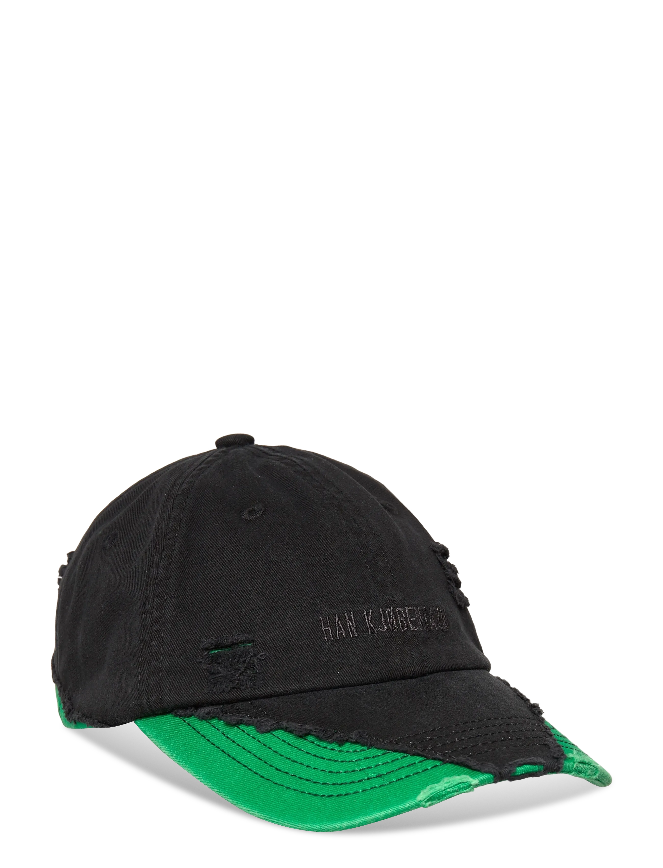 HAN Kjøbenhavn Diamond Cap - Mütsid ja nokkmütsid - BLACK/ VIBRANT GREEN / black