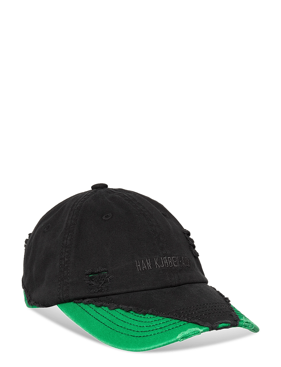 HAN Kjøbenhavn - Diamond Cap - huer & kasketter - black/ vibrant green - 1