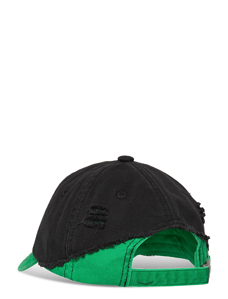 HAN Kjøbenhavn - Diamond Cap - kappen - black/ vibrant green - 2