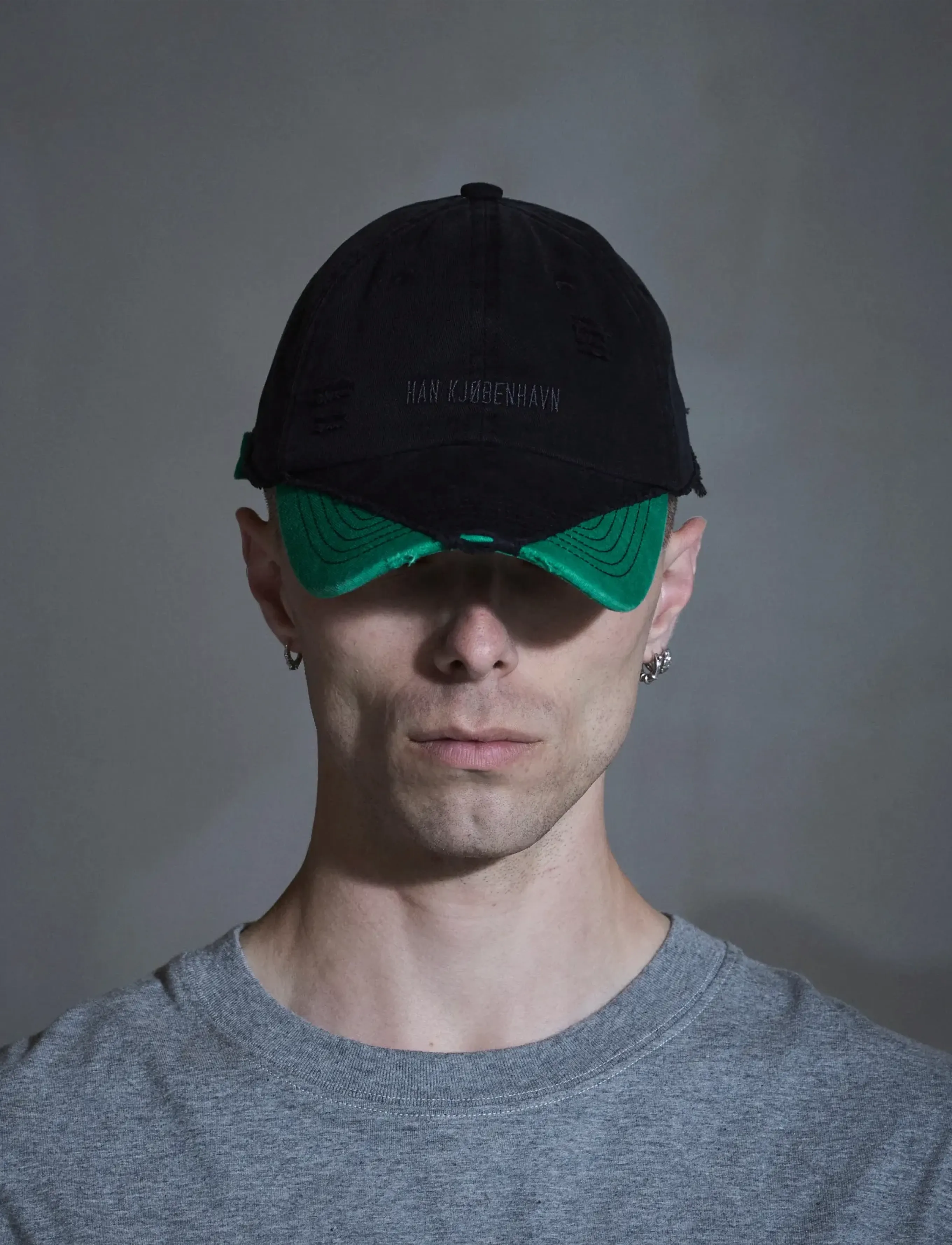HAN Kjøbenhavn Diamond Cap, One Size, Headwear, Schwarz - Caps, Männerswear