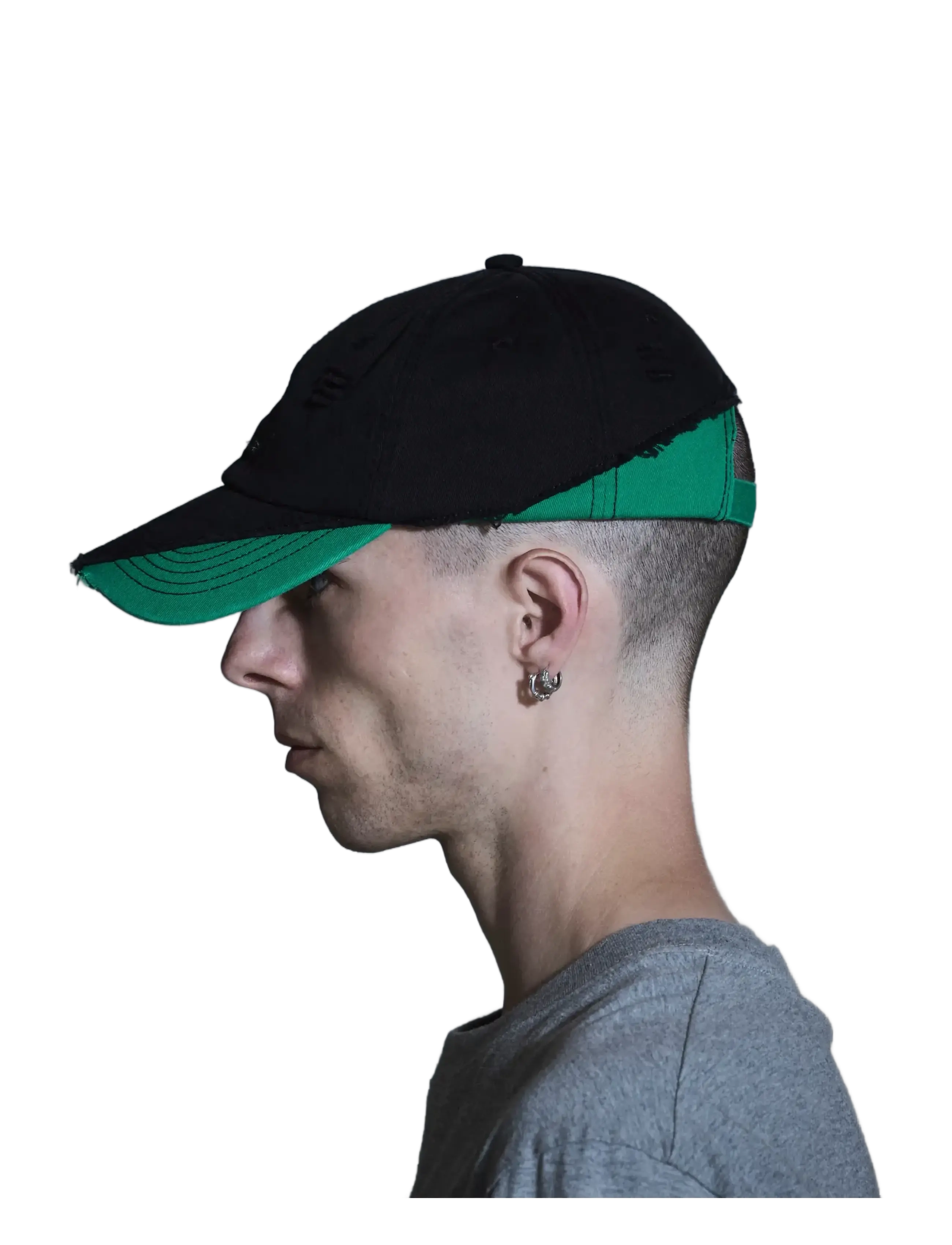 HAN Kjøbenhavn - Diamond Cap - huer & kasketter - black/ vibrant green - 3