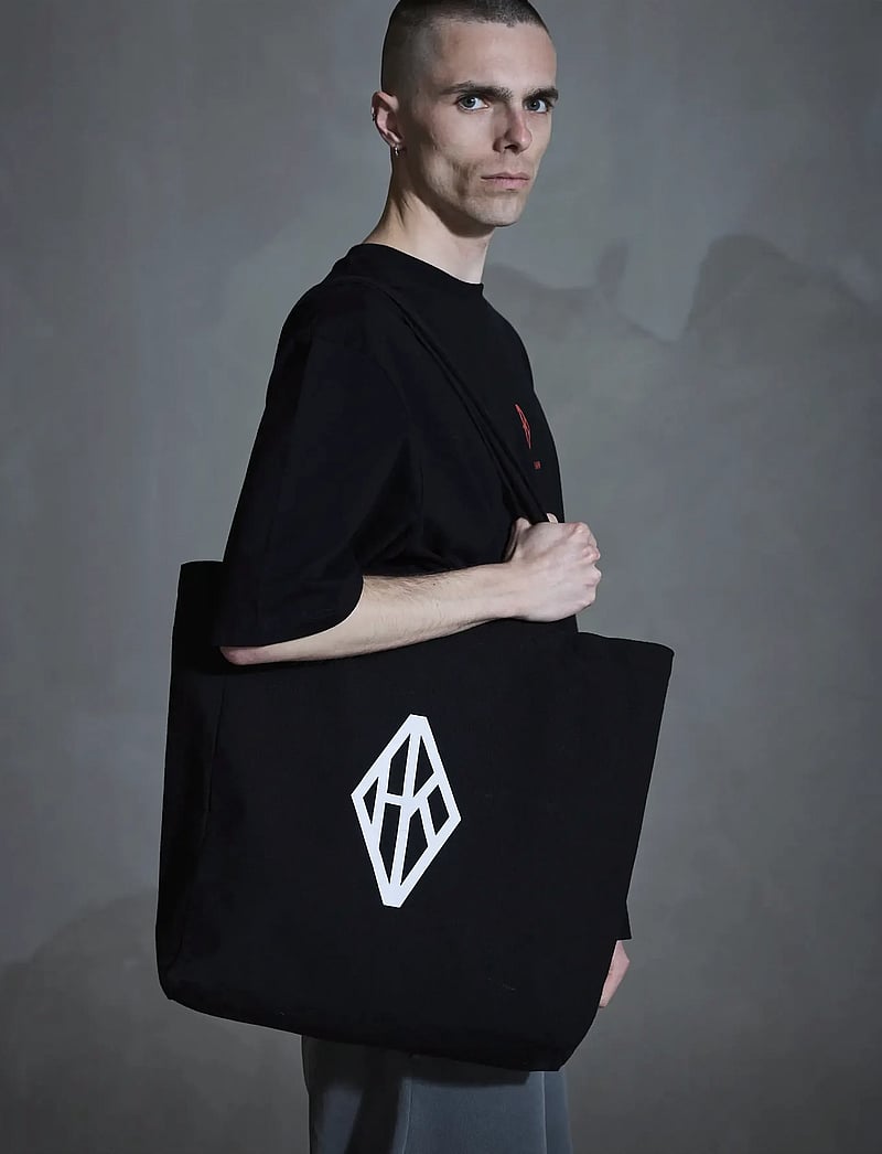 HAN Kjøbenhavn - Logo Tote Bag - tote bags - black - 5