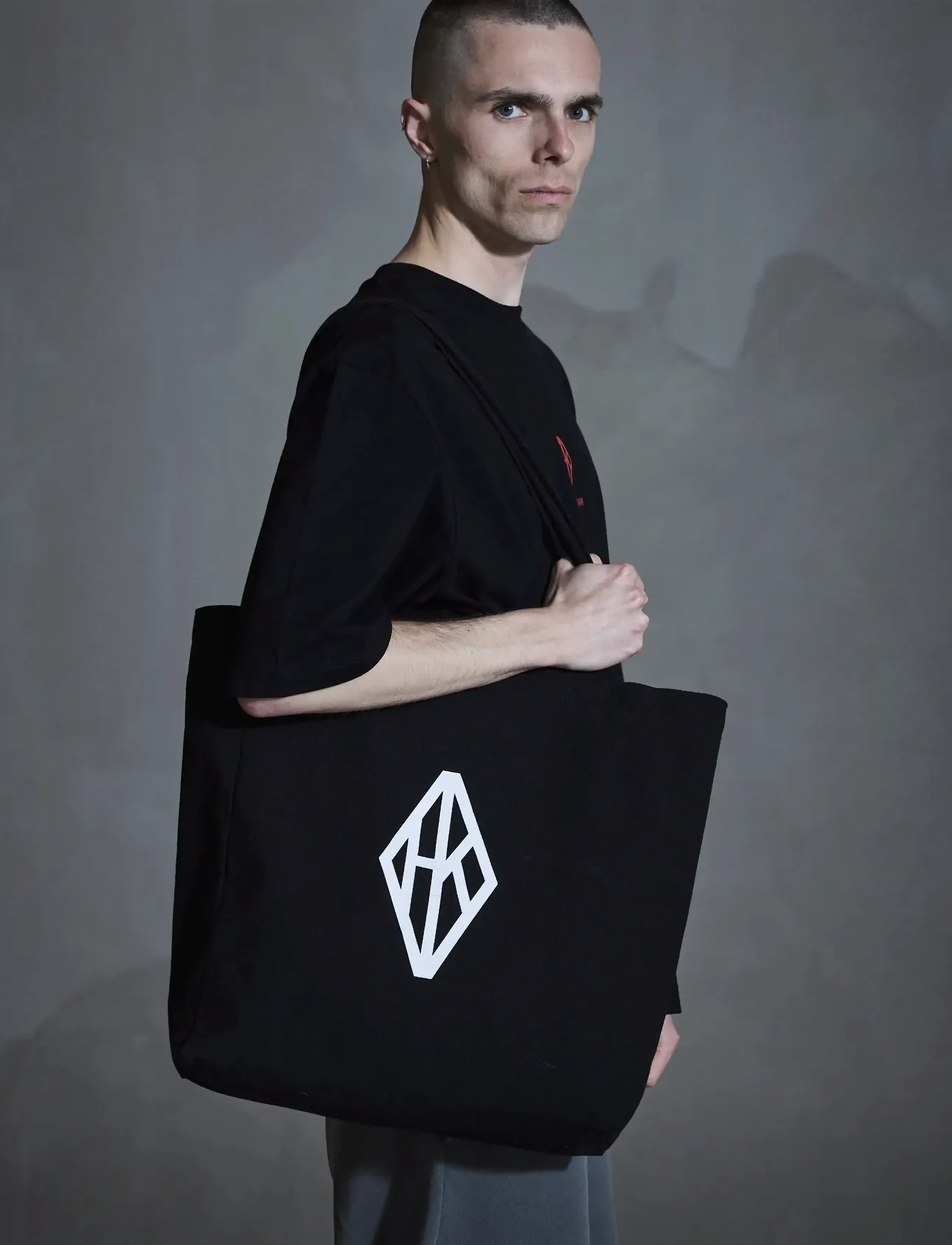 HAN Kjøbenhavn - Logo Tote Bag - tote bags - black - 5