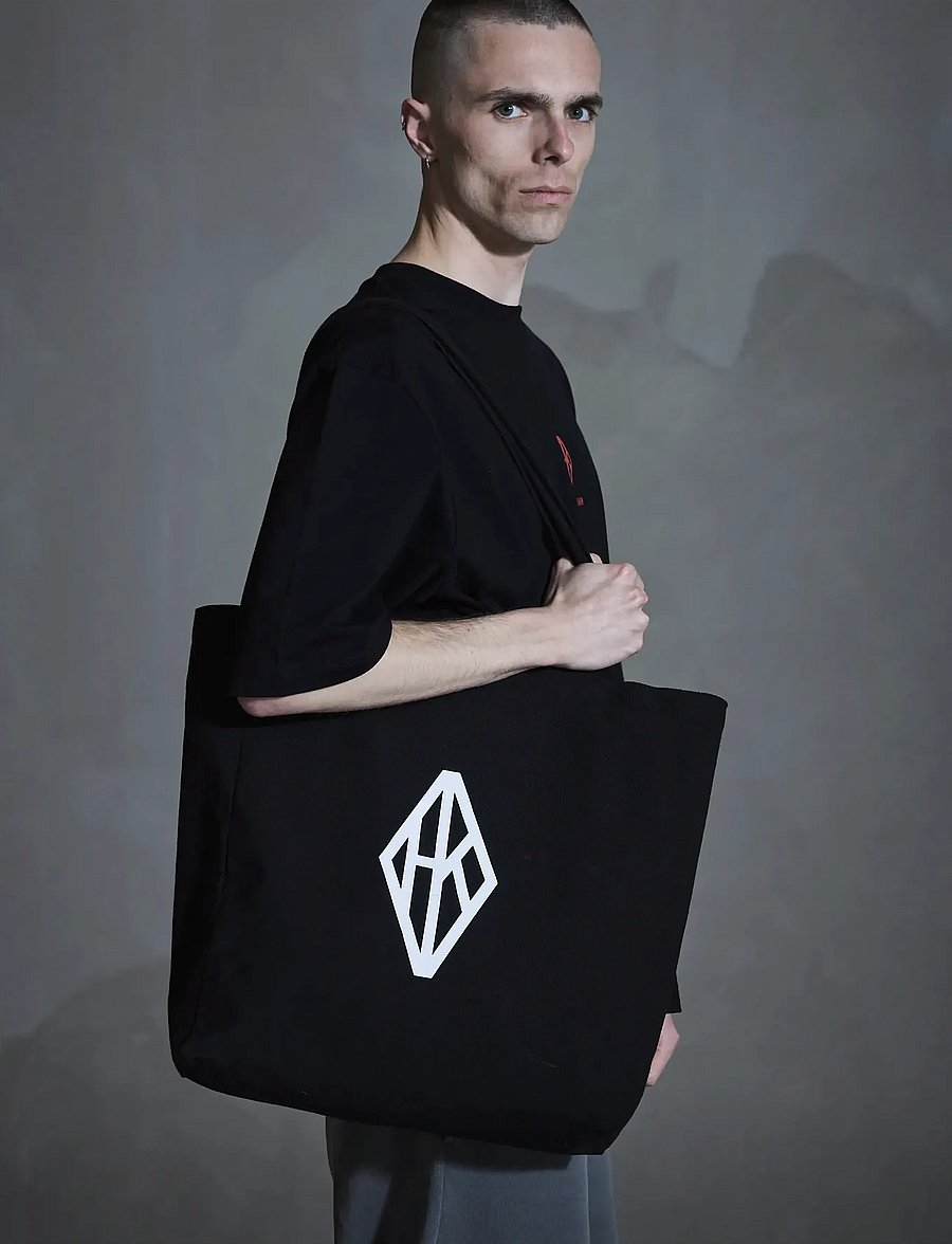 HAN Kjøbenhavn - Logo Tote Bag - tote bags - black - 5