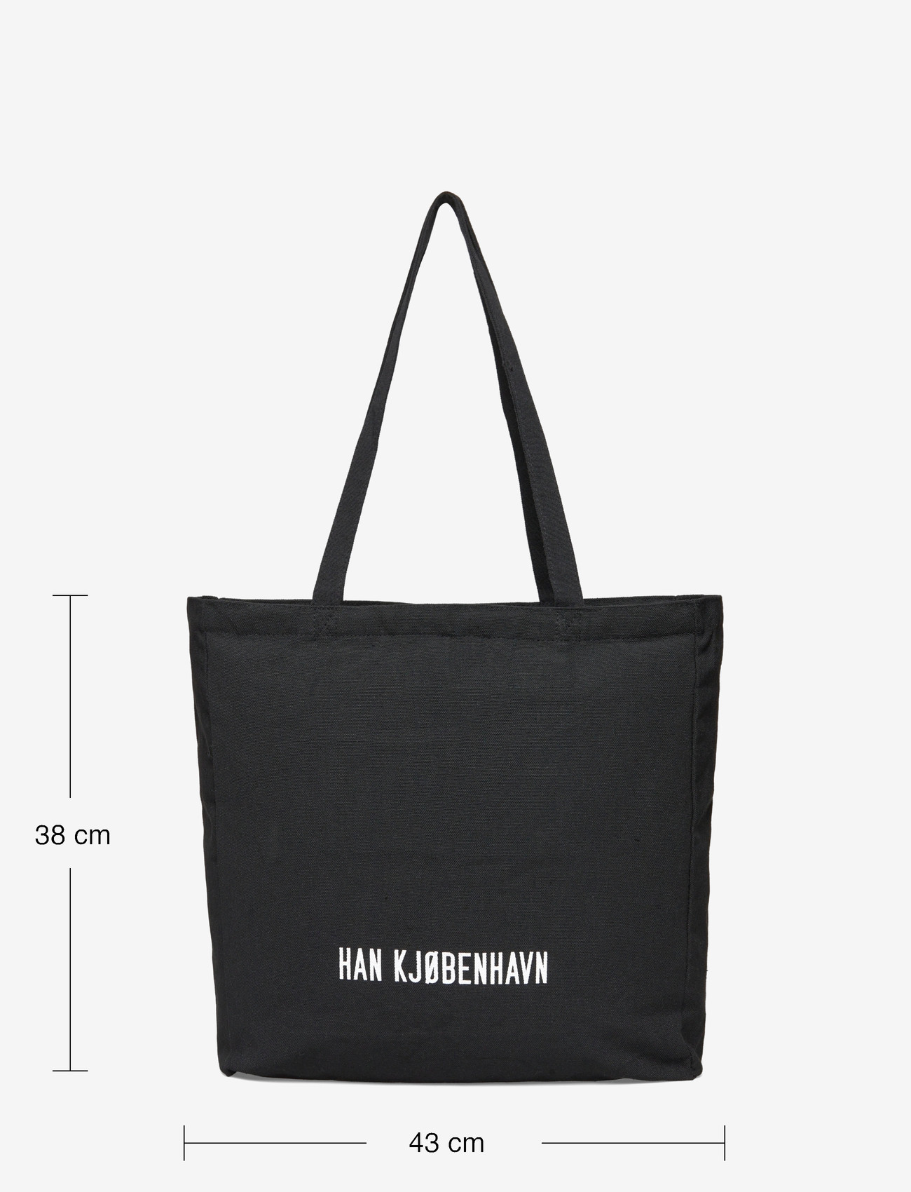 HAN Kjøbenhavn - Logo Tote Bag - tote bags - black - 4