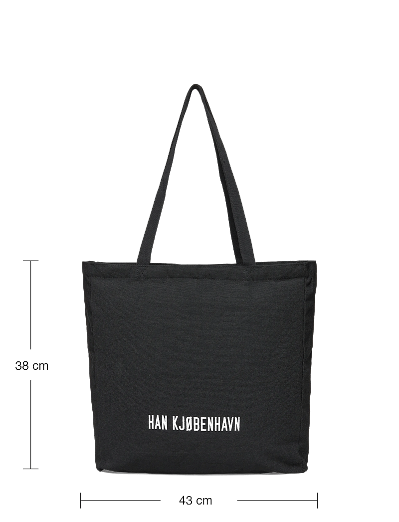 HAN Kjøbenhavn - Logo Tote Bag - tote bags - black - 4