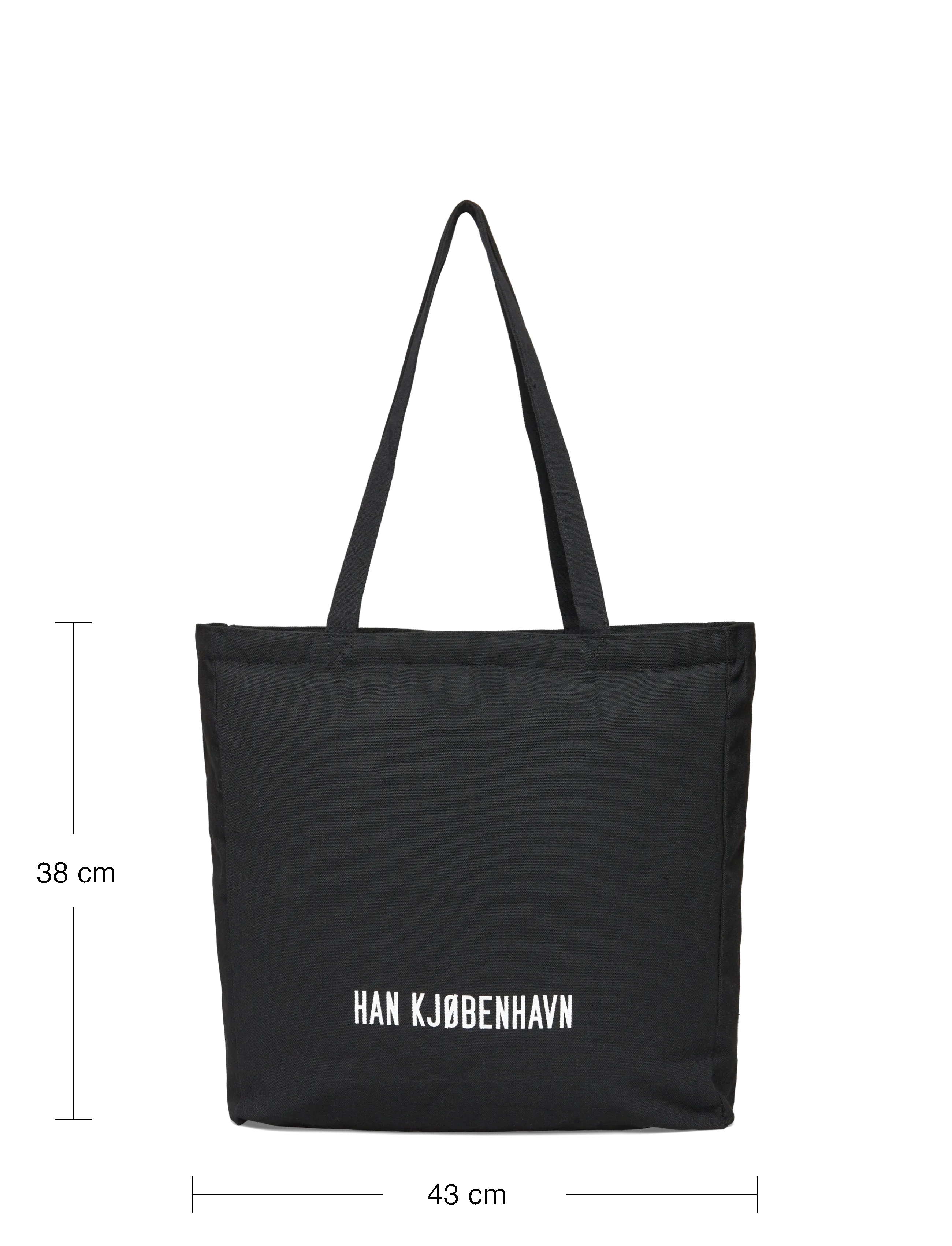 HAN Kjøbenhavn - Logo Tote Bag - tote bags - black - 4