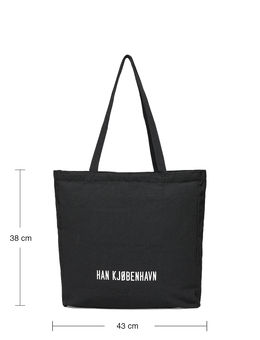 HAN Kjøbenhavn - Logo Tote Bag - tote bags - black - 4