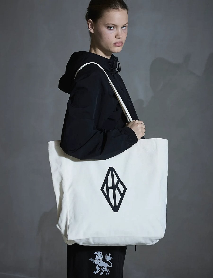 HAN Kjøbenhavn - Logo Tote Bag - tote-stiilis kotid - off white - 3