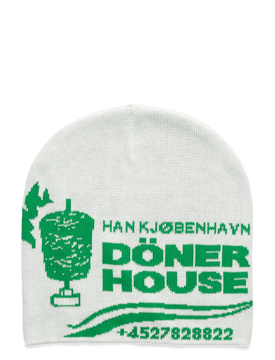 HAN Kjøbenhavn - Döner House Beanie - mütsid ja nokkmütsid - off white - 1