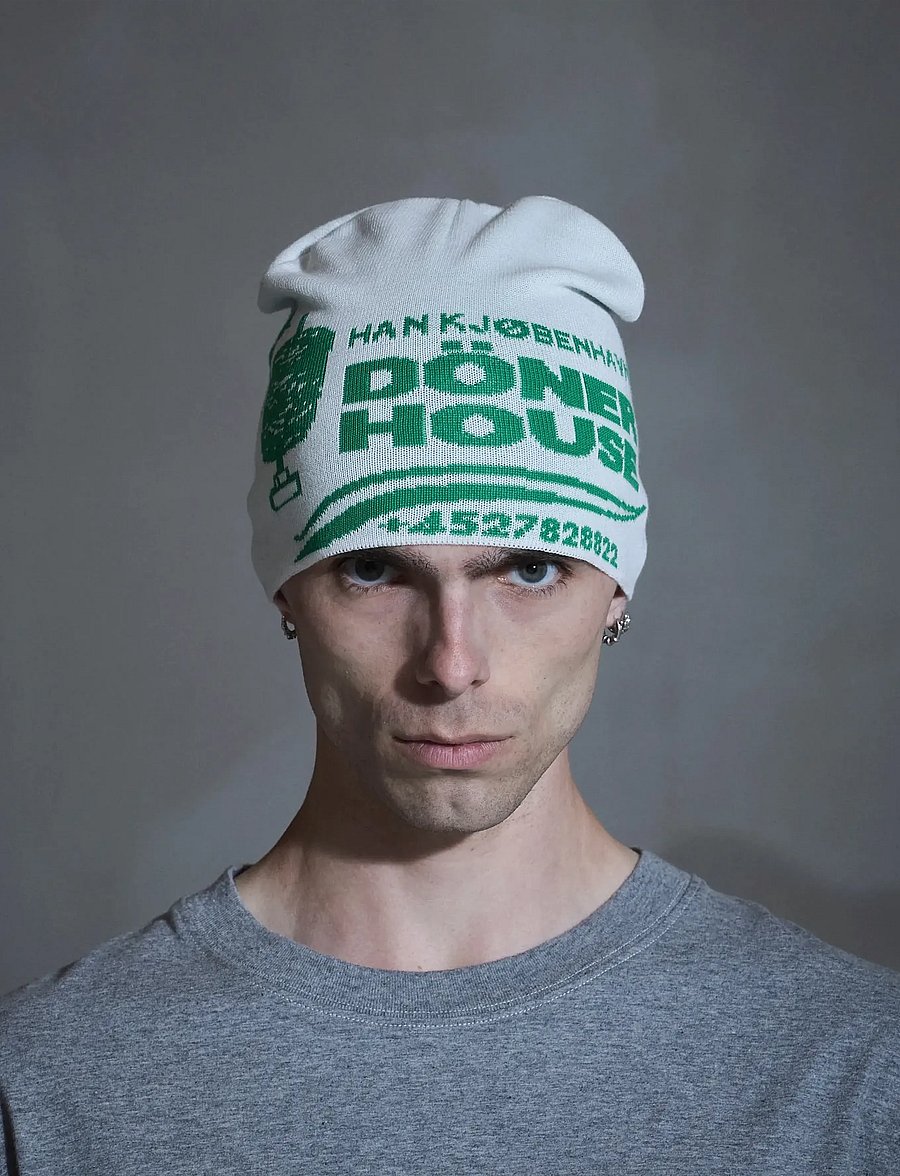 HAN Kjøbenhavn - Döner House Beanie - mütsid ja nokkmütsid - off white - 0