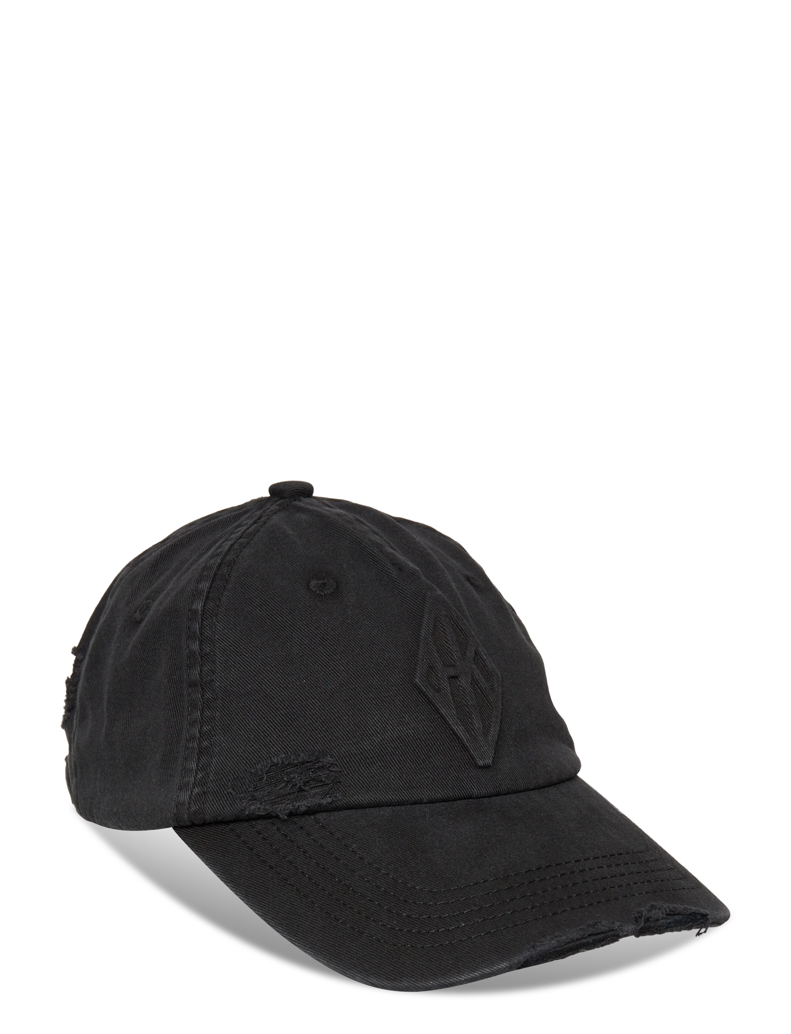 HAN Kjøbenhavn Embossed Diamond Cap - Kasketter - FADED BLACK / black