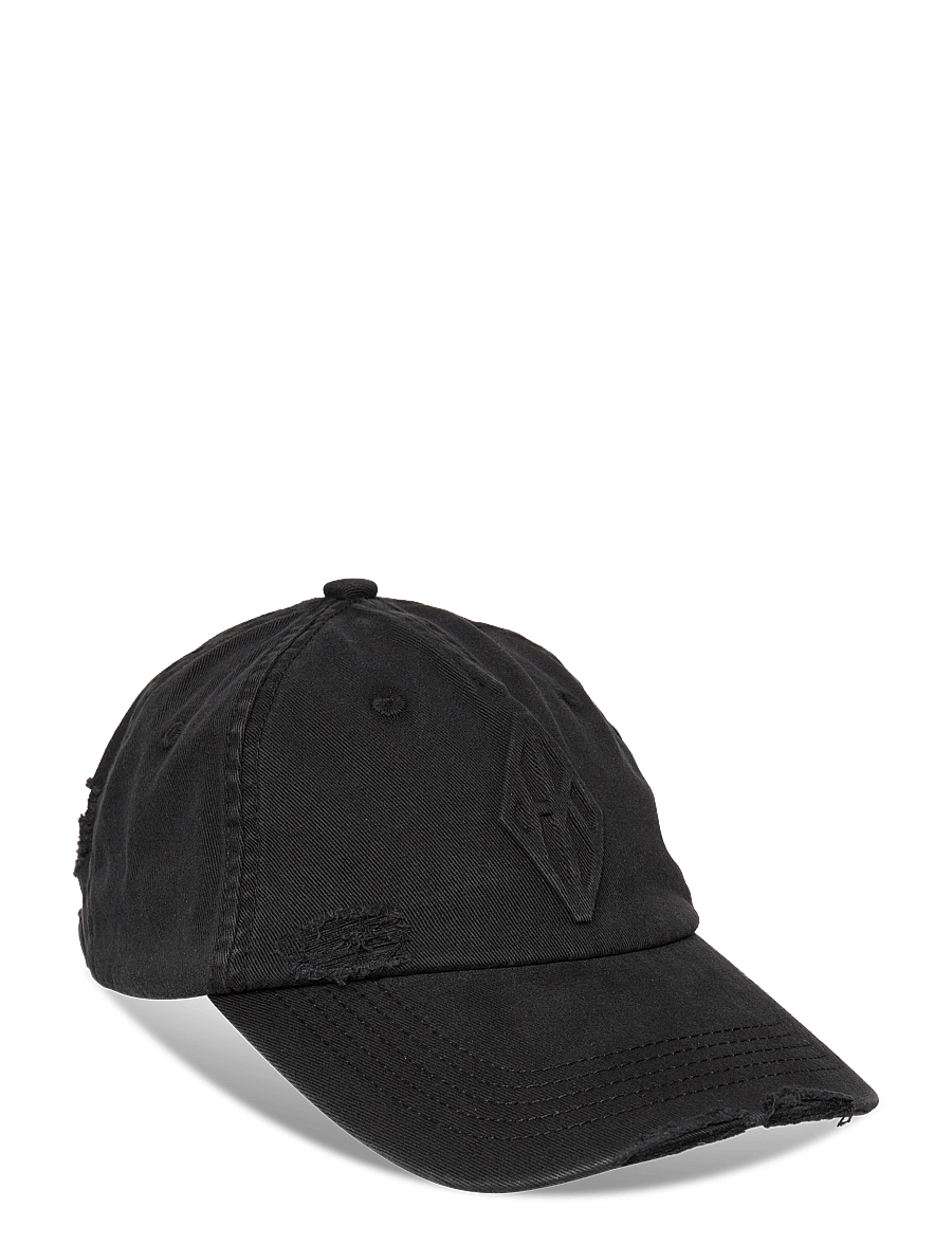 HAN Kjøbenhavn - Embossed Diamond Cap - kappen - faded black - 1