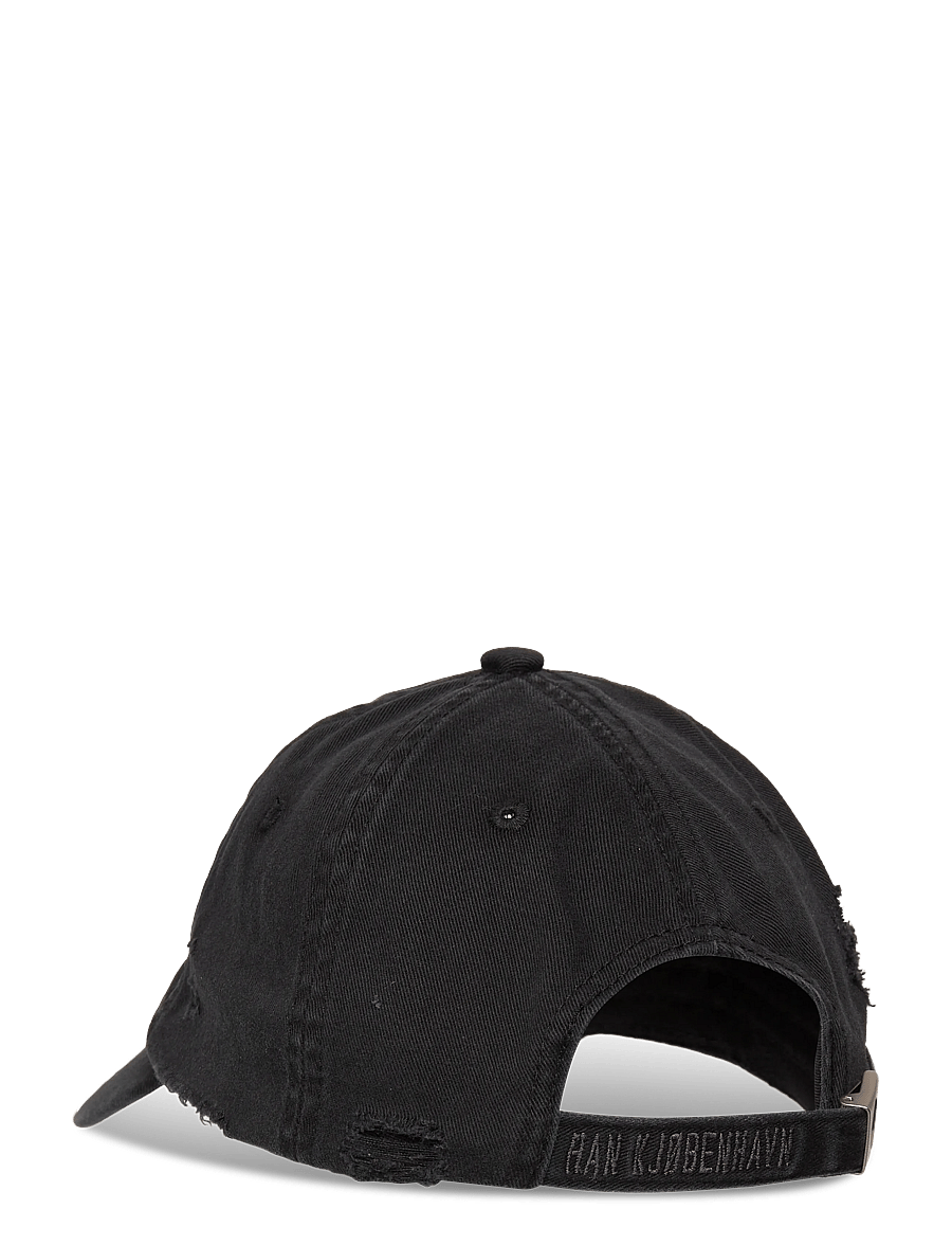 HAN Kjøbenhavn - Embossed Diamond Cap - kappen - faded black - 2