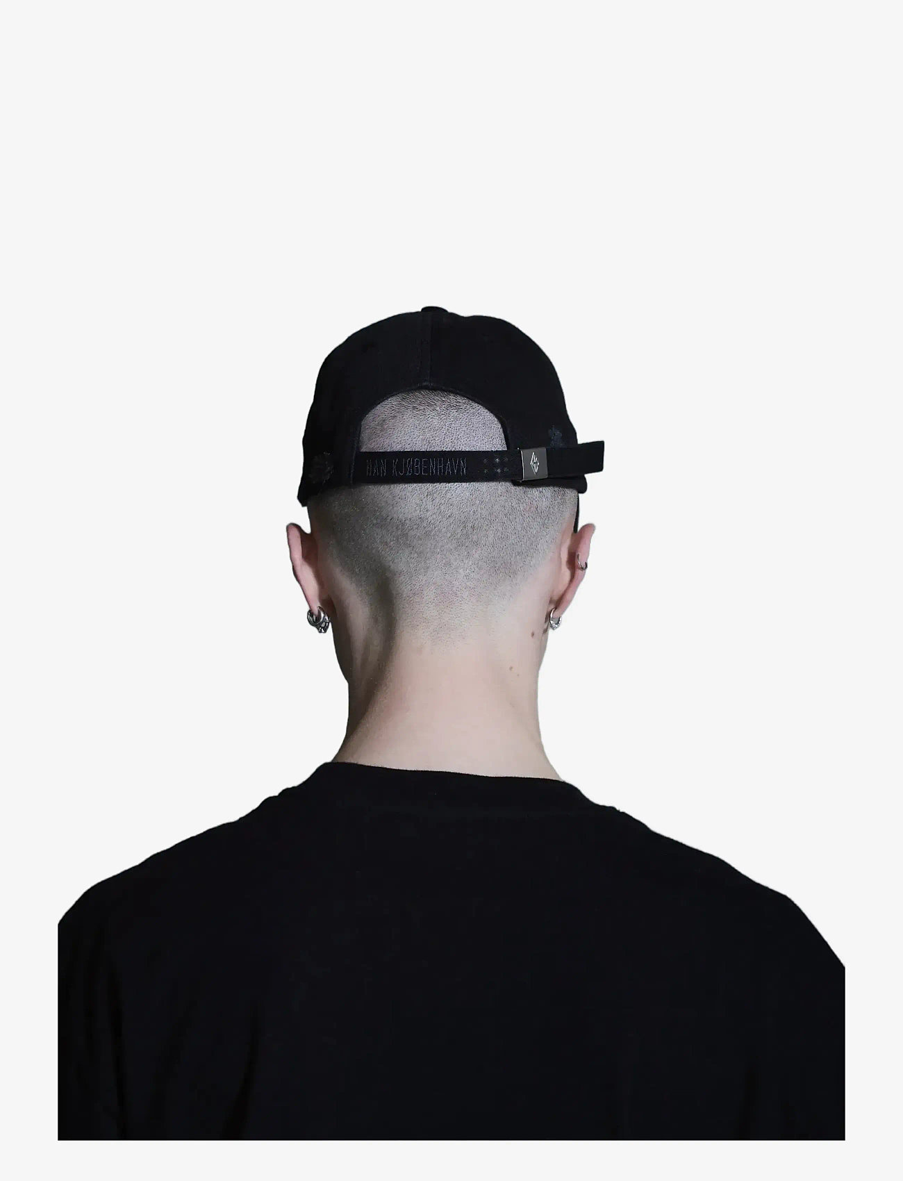 HAN Kjøbenhavn - Embossed Diamond Cap - huer & kasketter - faded black - 4
