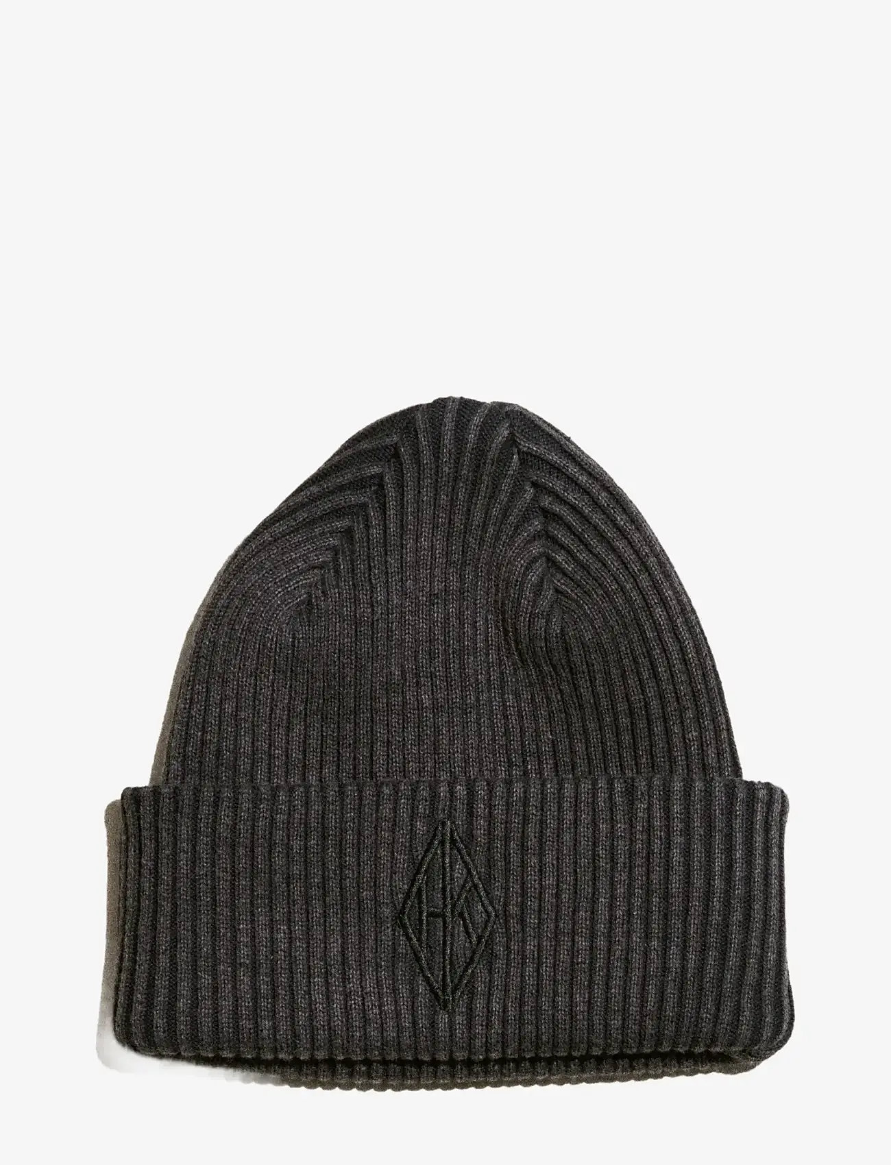 HAN Kjøbenhavn - Diamond Logo Beanie - iepirkties noteiktam pasākumam - black - 0