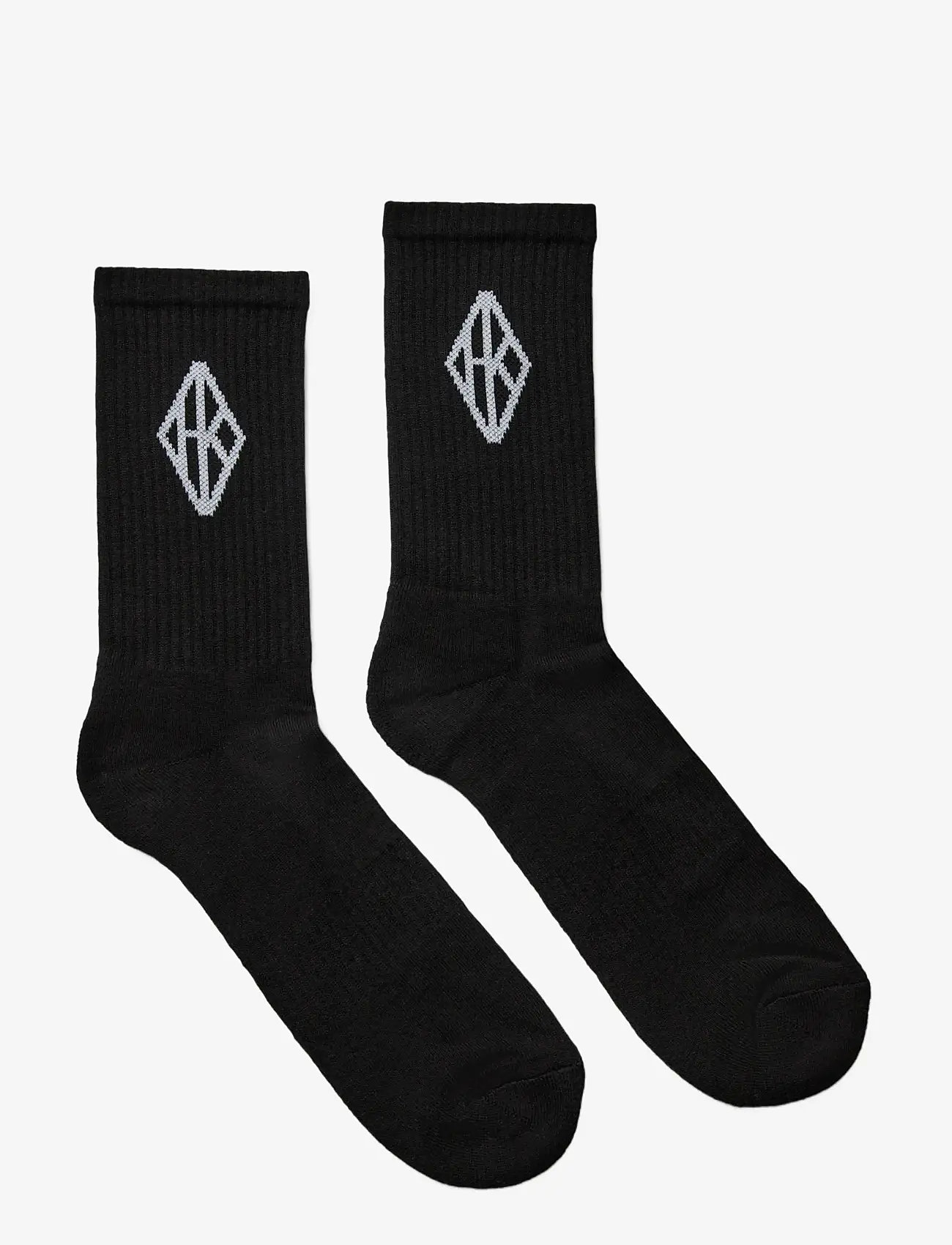 HAN Kjøbenhavn - 2-Pack Diamond Socks - klassikalised sokid - black - 1