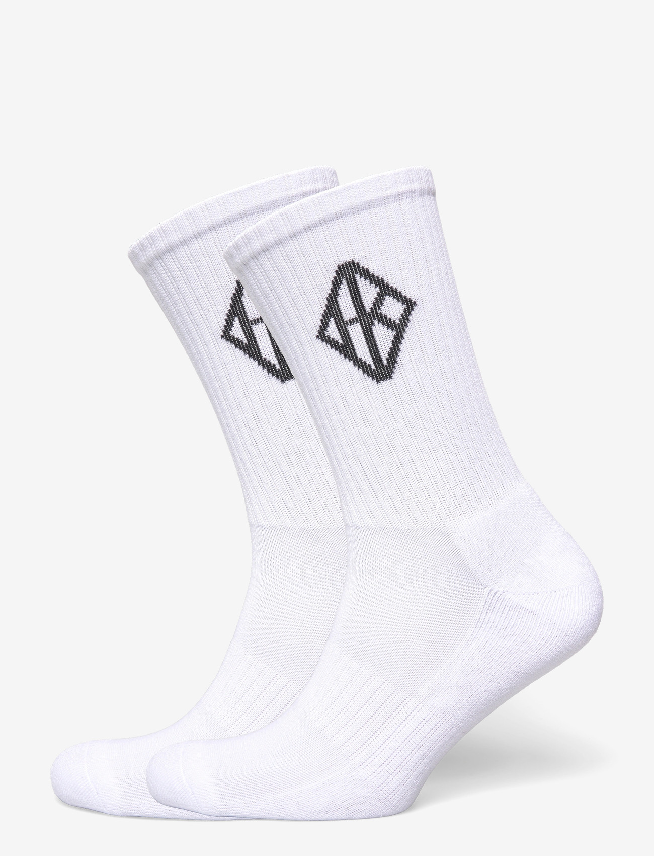 HAN Kjøbenhavn - 2-Pack Diamond Socks - sokker - off white - 0