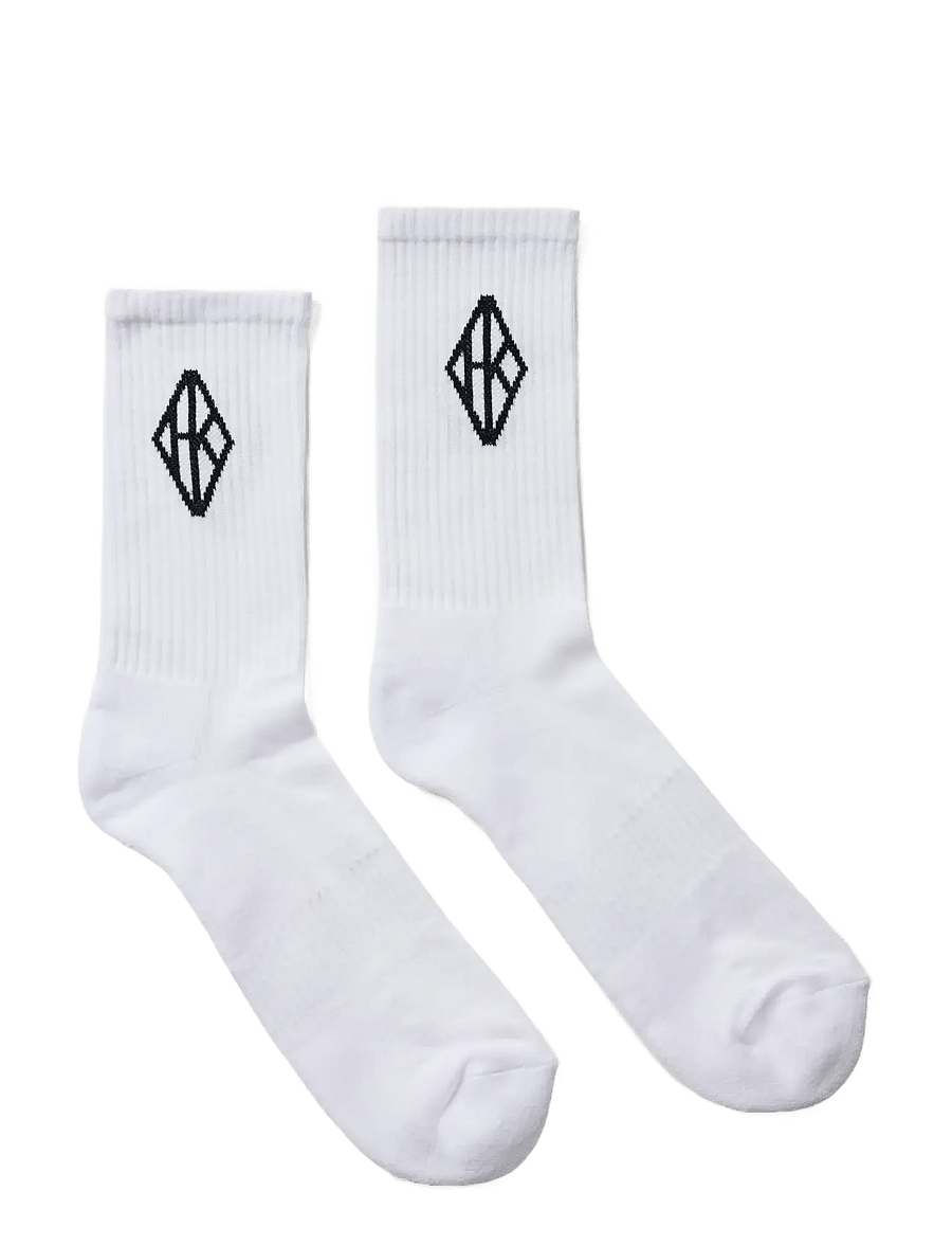 HAN Kjøbenhavn - 2-Pack Diamond Socks - tennissocken - off white - 1