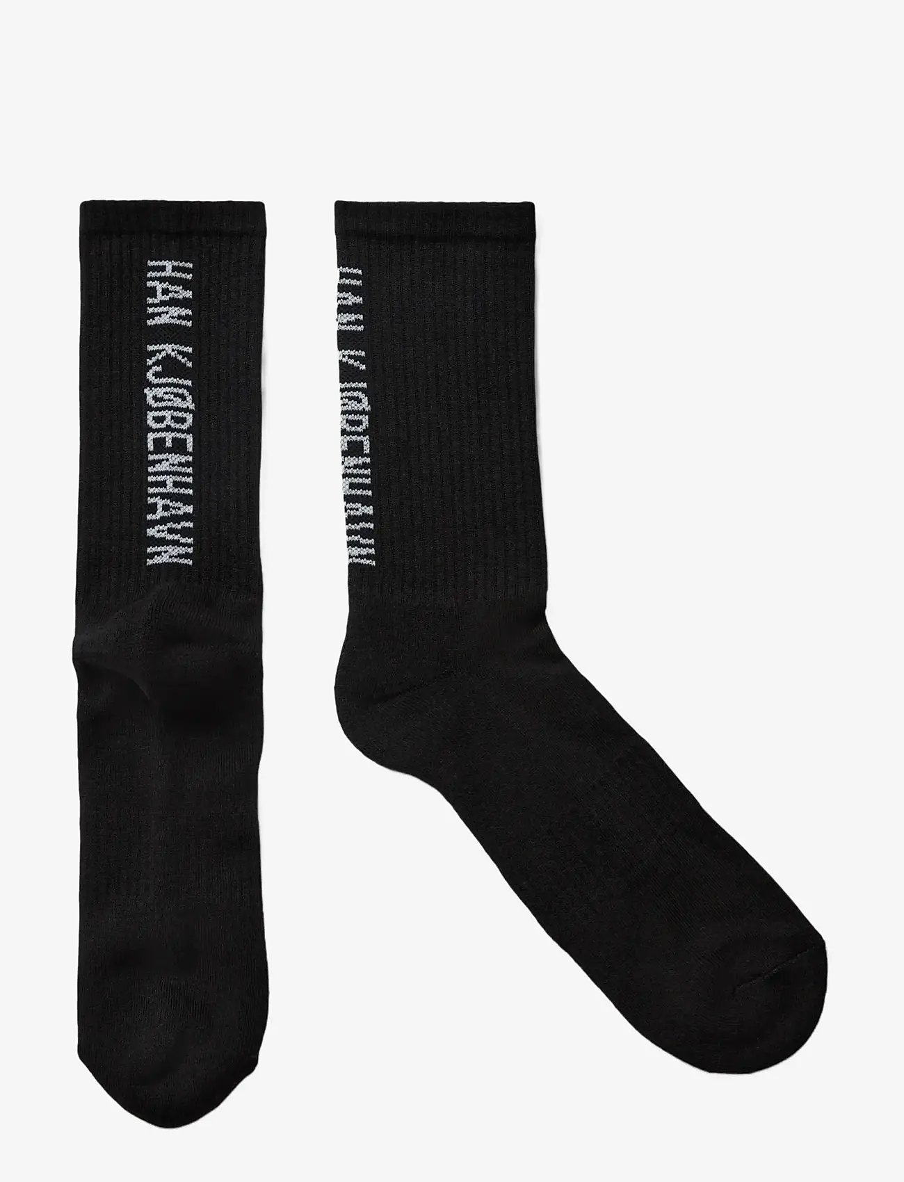 HAN Kjøbenhavn - 2-Pack Logo Socks - sokker - black - 1