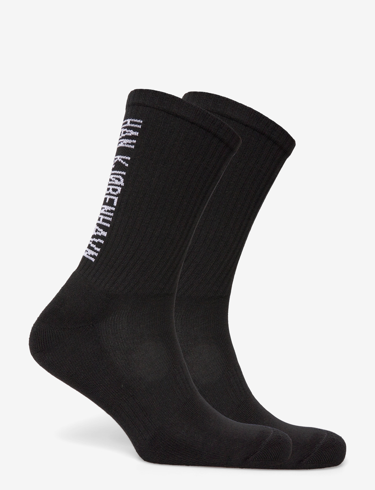 HAN Kjøbenhavn - 2-Pack Logo Socks - crew socks - black - 1