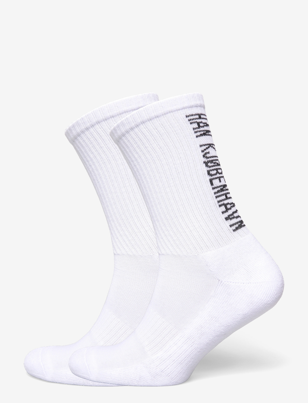 HAN Kjøbenhavn - 2-Pack Logo Socks - vanliga strumpor - off white - 0