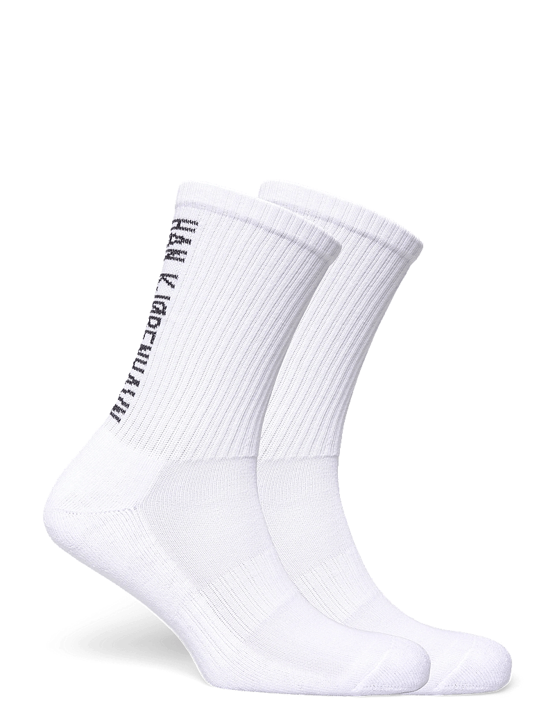 HAN Kjøbenhavn - 2-Pack Logo Socks - vanliga strumpor - off white - 1