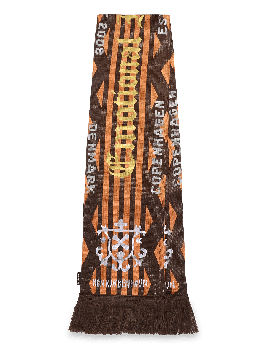 HAN Kjøbenhavn - Club Scarf - winterschals - dark brown - 0