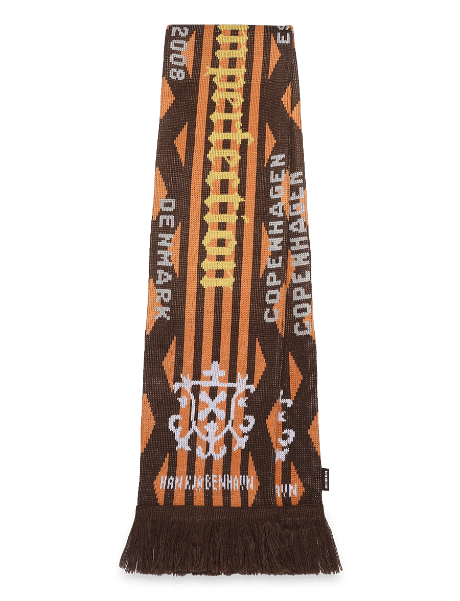HAN Kjøbenhavn - Club Scarf - winterschals - dark brown - 1