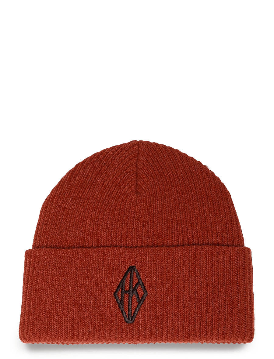 HAN Kjøbenhavn - Diamond Beanie - shop by occasion - rusty orange - 0