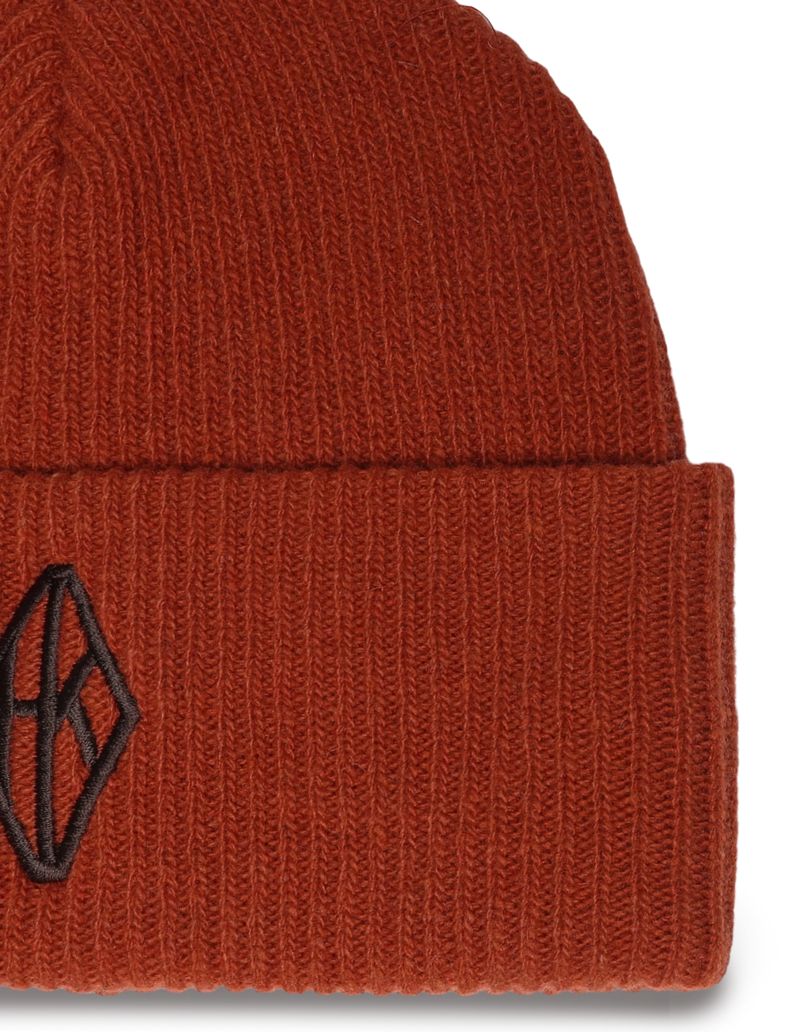 HAN Kjøbenhavn - Diamond Beanie - shop by occasion - rusty orange - 2
