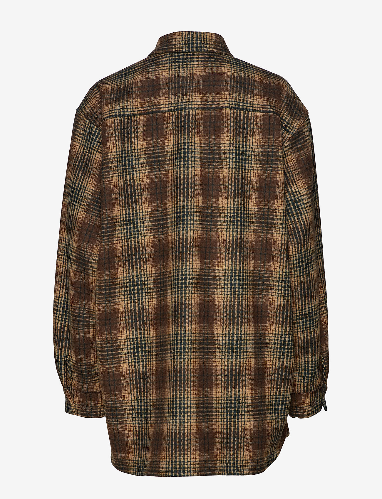 HAN Kjøbenhavn Clothing - Boyfriend Shirt - tan tartan - 1