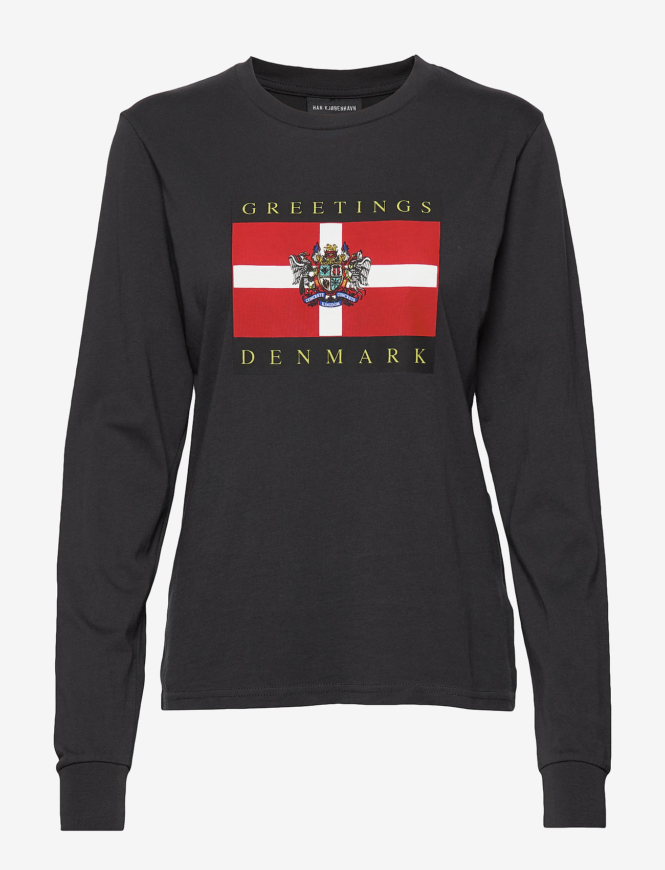 HAN Kjøbenhavn Clothing - Artwork Long Sleeve Tee - faded black - 0