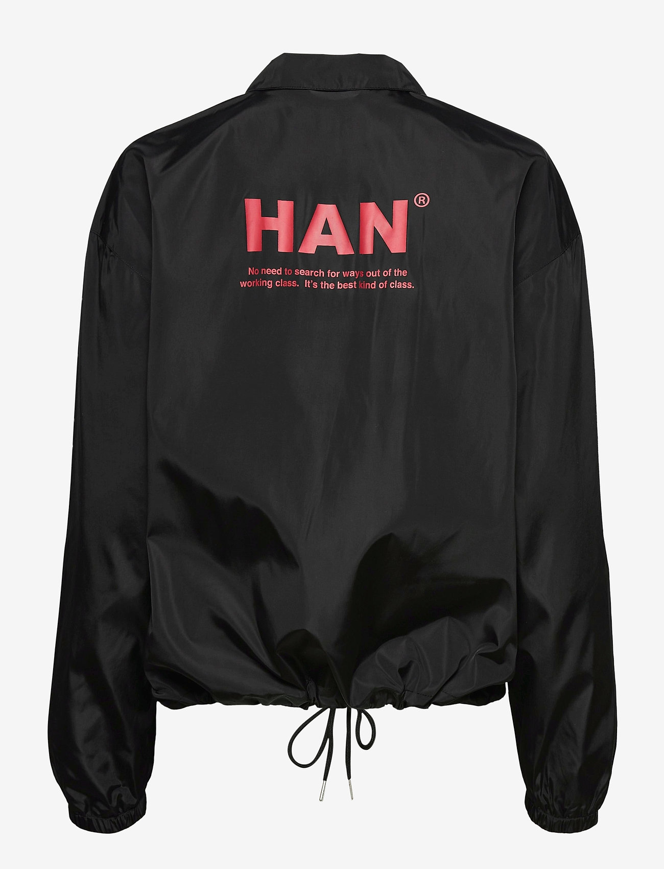HAN Kjøbenhavn Clothing - Coach Jacket - black nylon - 1