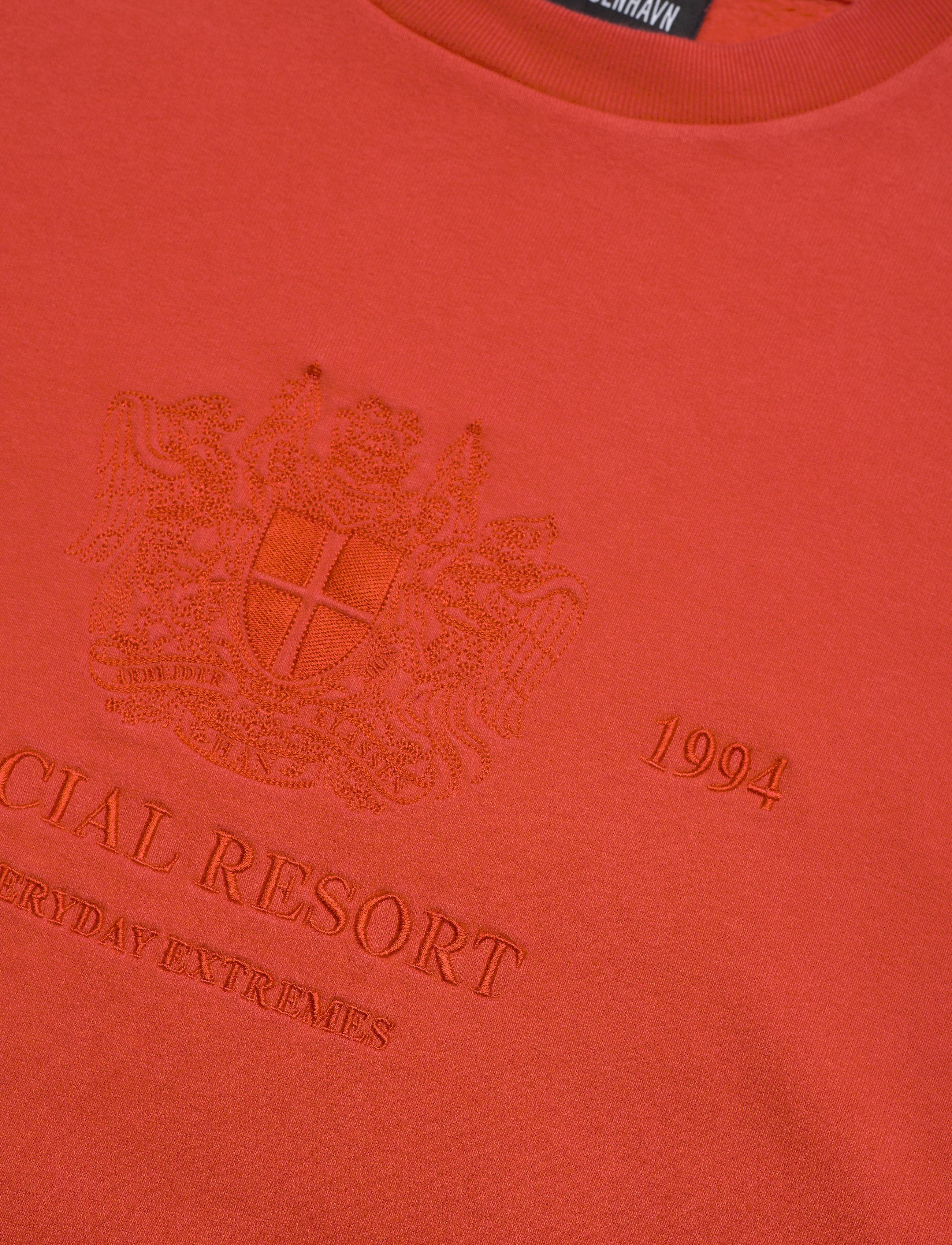 HAN Kjøbenhavn Clothing - Bulky Crew - faded red - 2