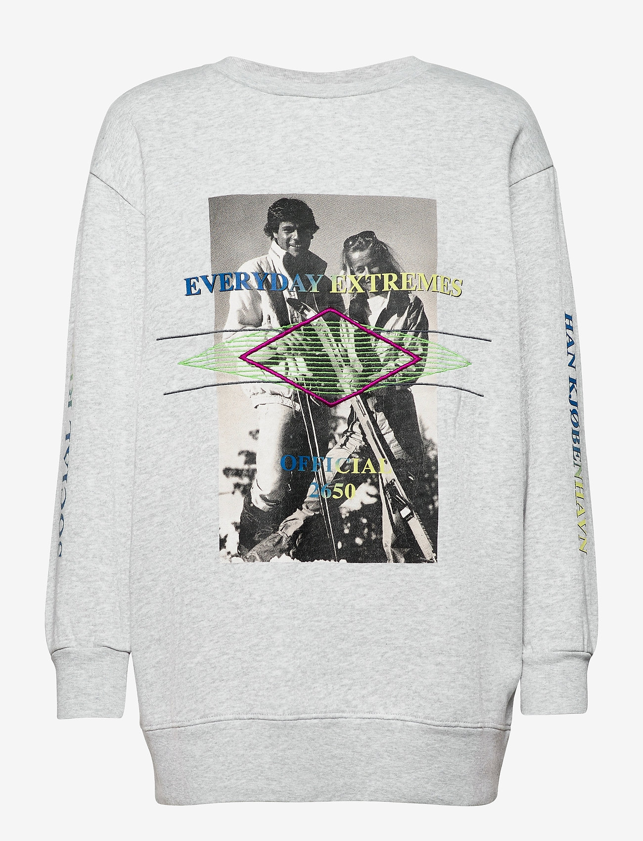 HAN Kjøbenhavn Clothing - Relaxed Crew - grey melange - 0