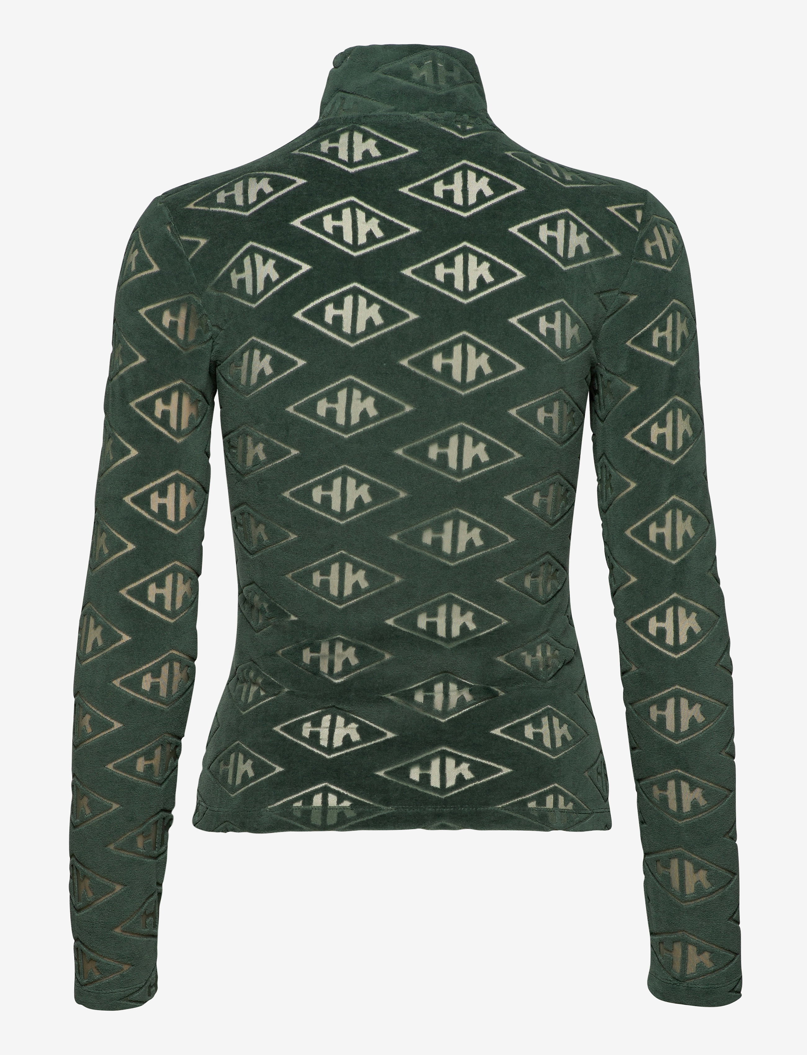 HAN Kjøbenhavn Clothing - Half Zip Long Sleeve - green - 1